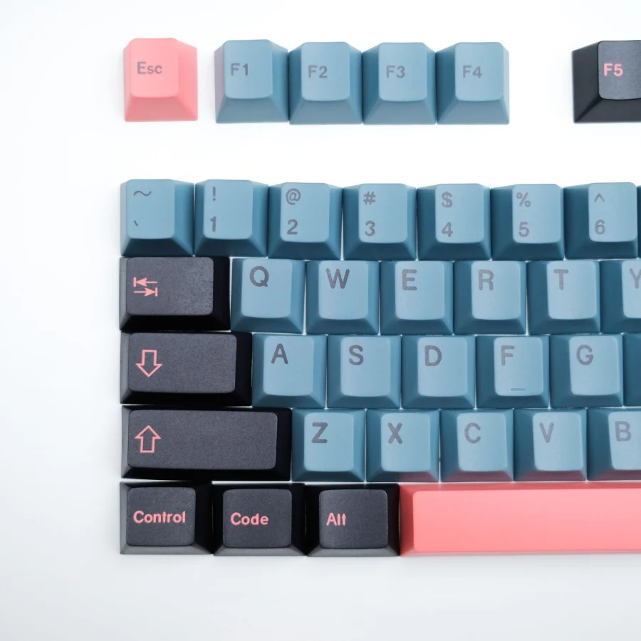 8008 PBT Dye Sub Sublimated Keycaps Keycap Set - Image 5