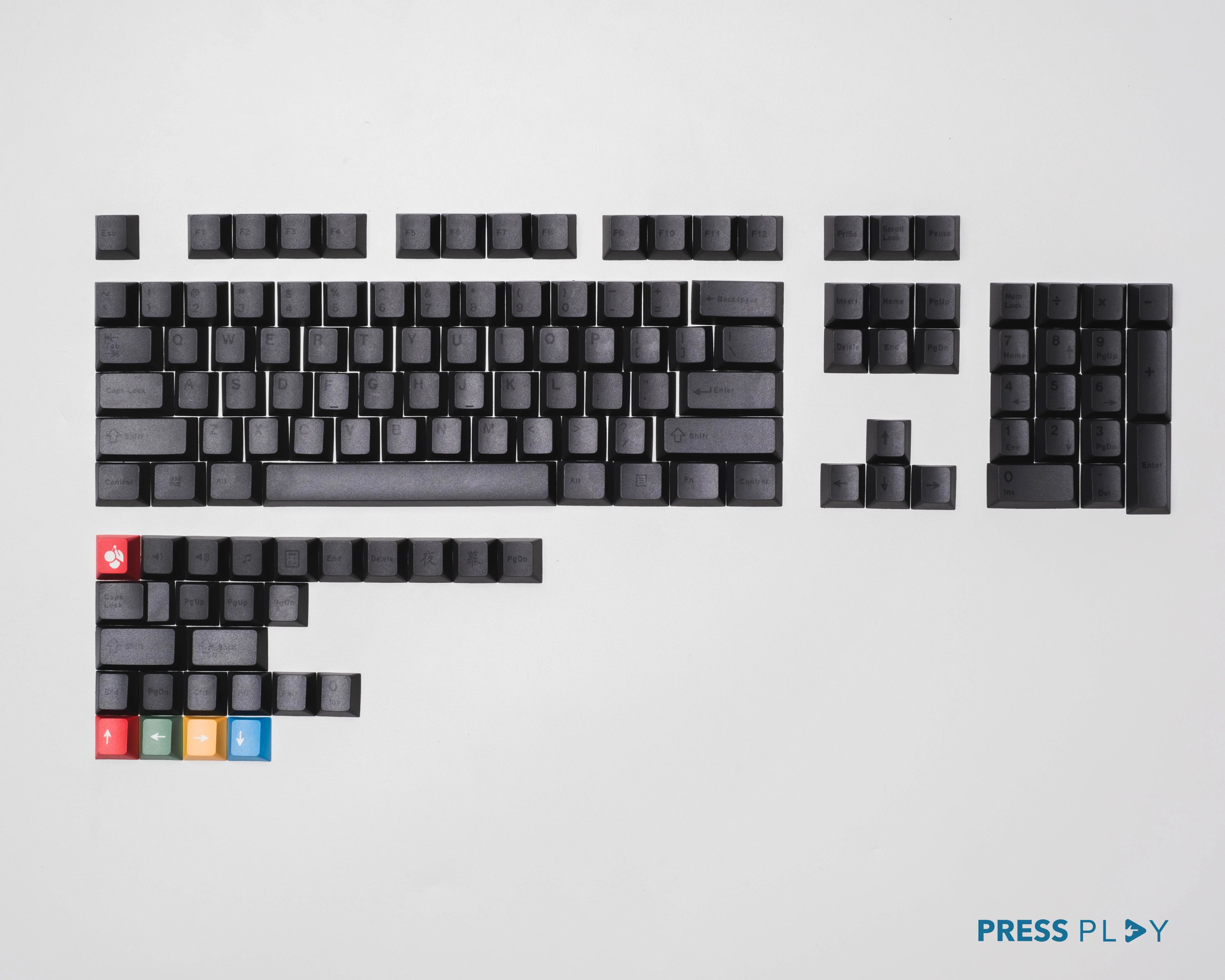 BLACKOUT PBT Dye Sub Sublimated Keycaps Keycap Set - Image 3