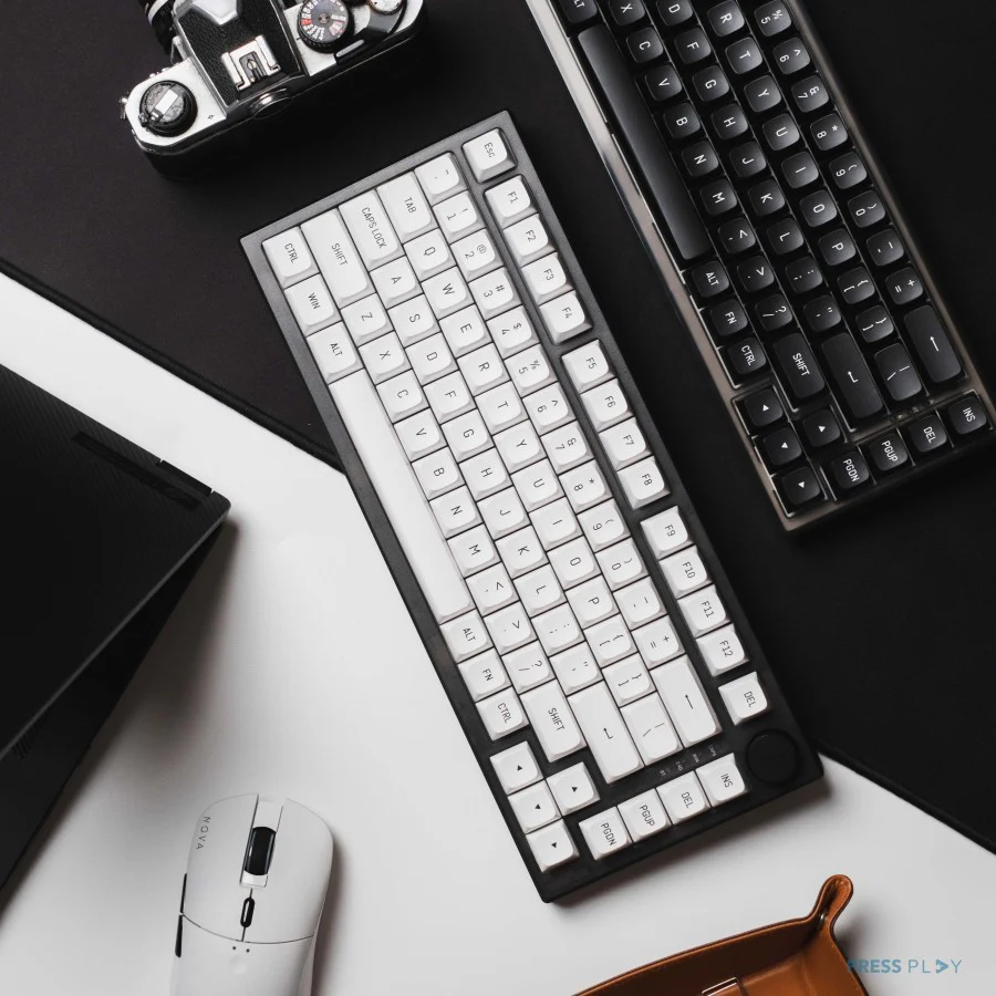 BoW Black on White CSA Profile Doubleshot PBT Keycaps - Image 5
