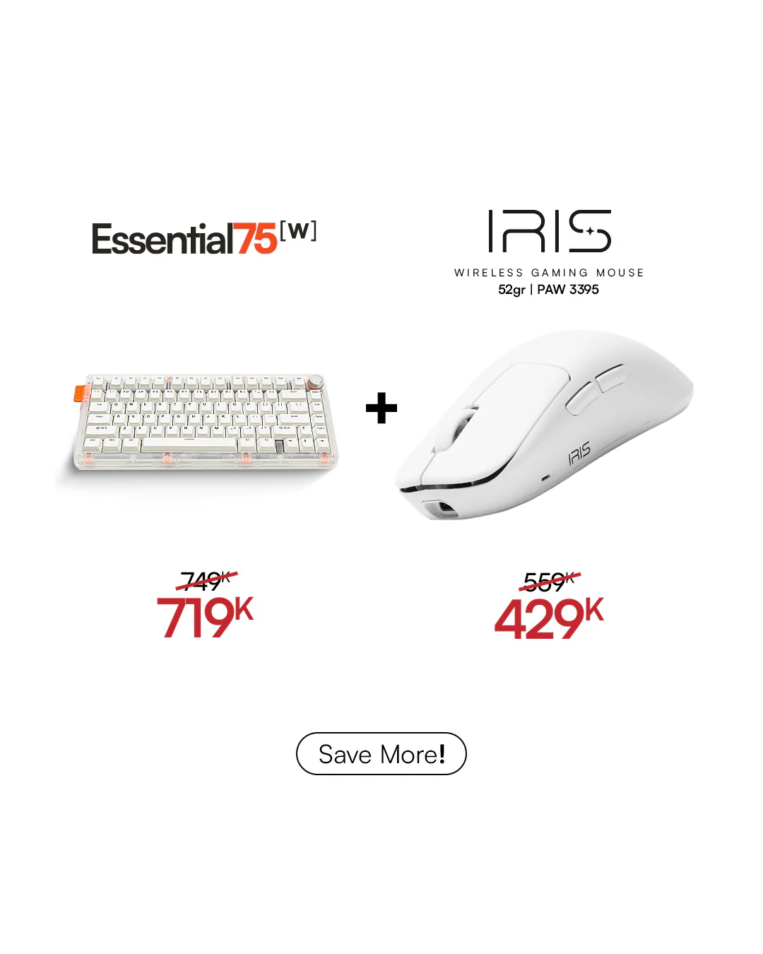 [BUNDLE] Essential75W Wireless Keyboard & Mouse Bundle - Image 4