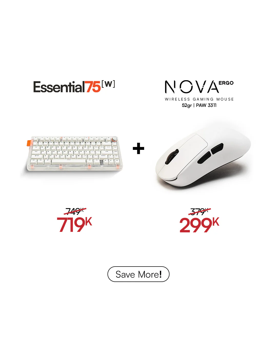 [BUNDLE] Essential75W Wireless Keyboard & Mouse Bundle - Image 6