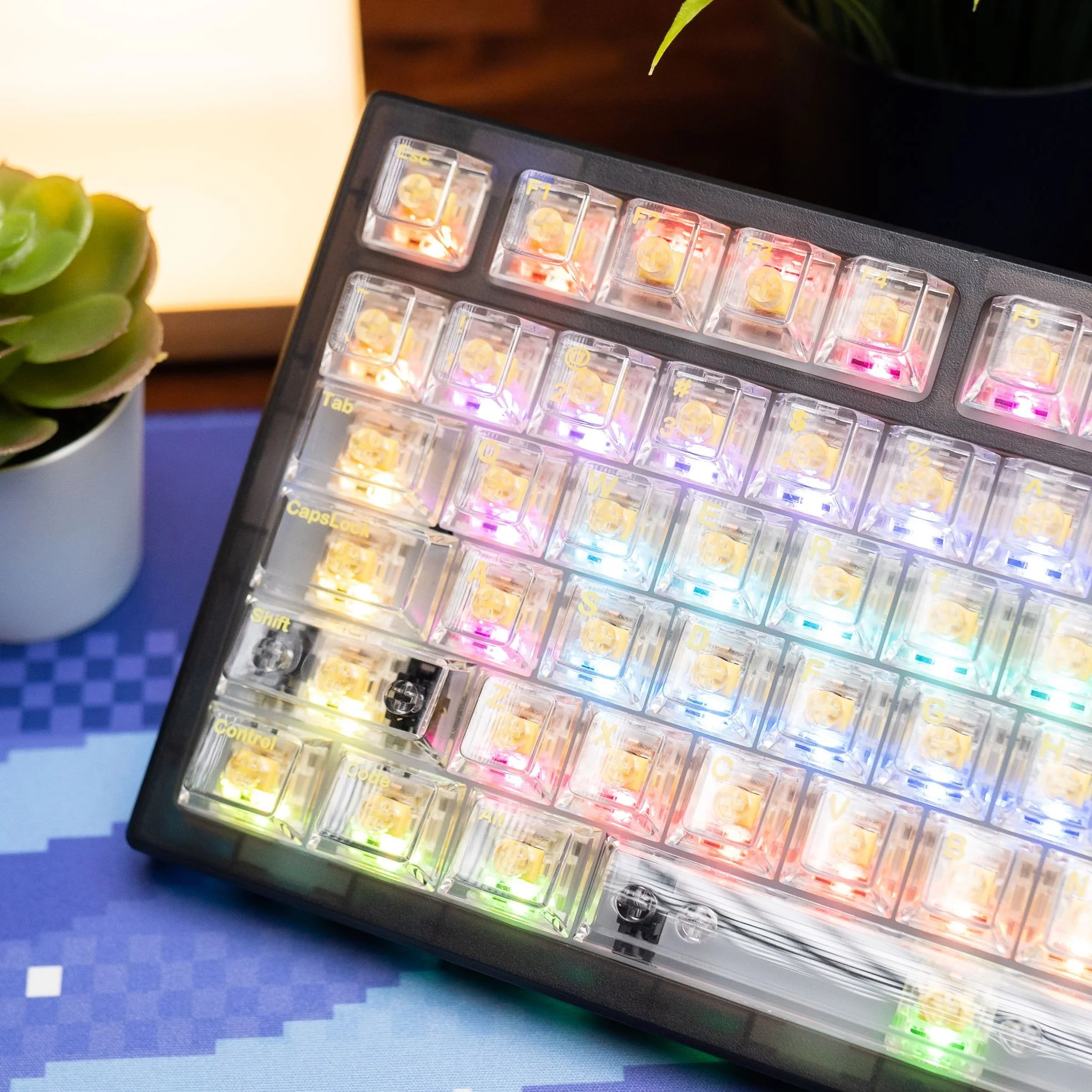 ClearCaps V2 Dye Sub Polycarbonate Transparent Keycaps by Press Play - Image 4