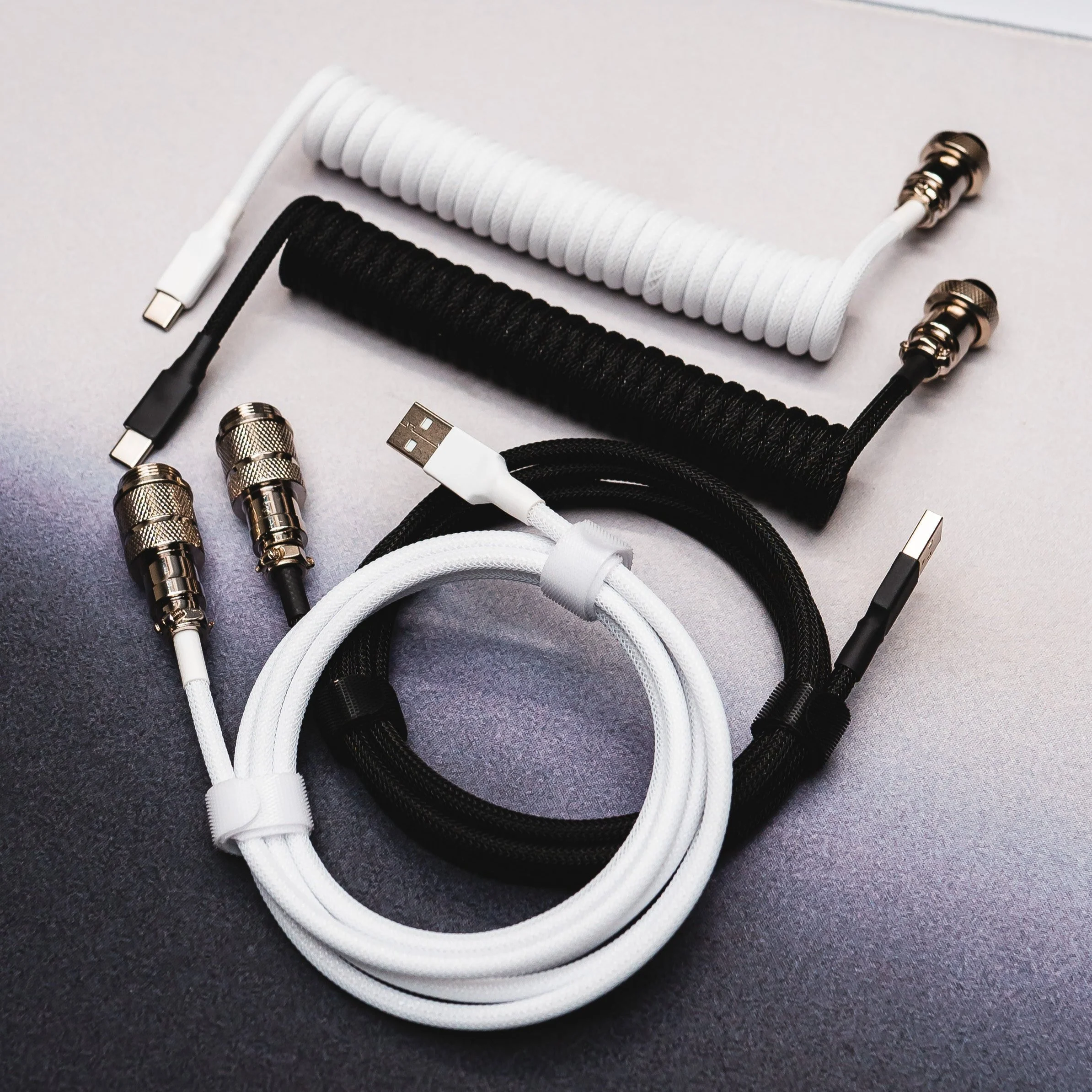 Coiled Cable BASIC - Type C Aviator Cable for Mechanical Keyboard - Image 7