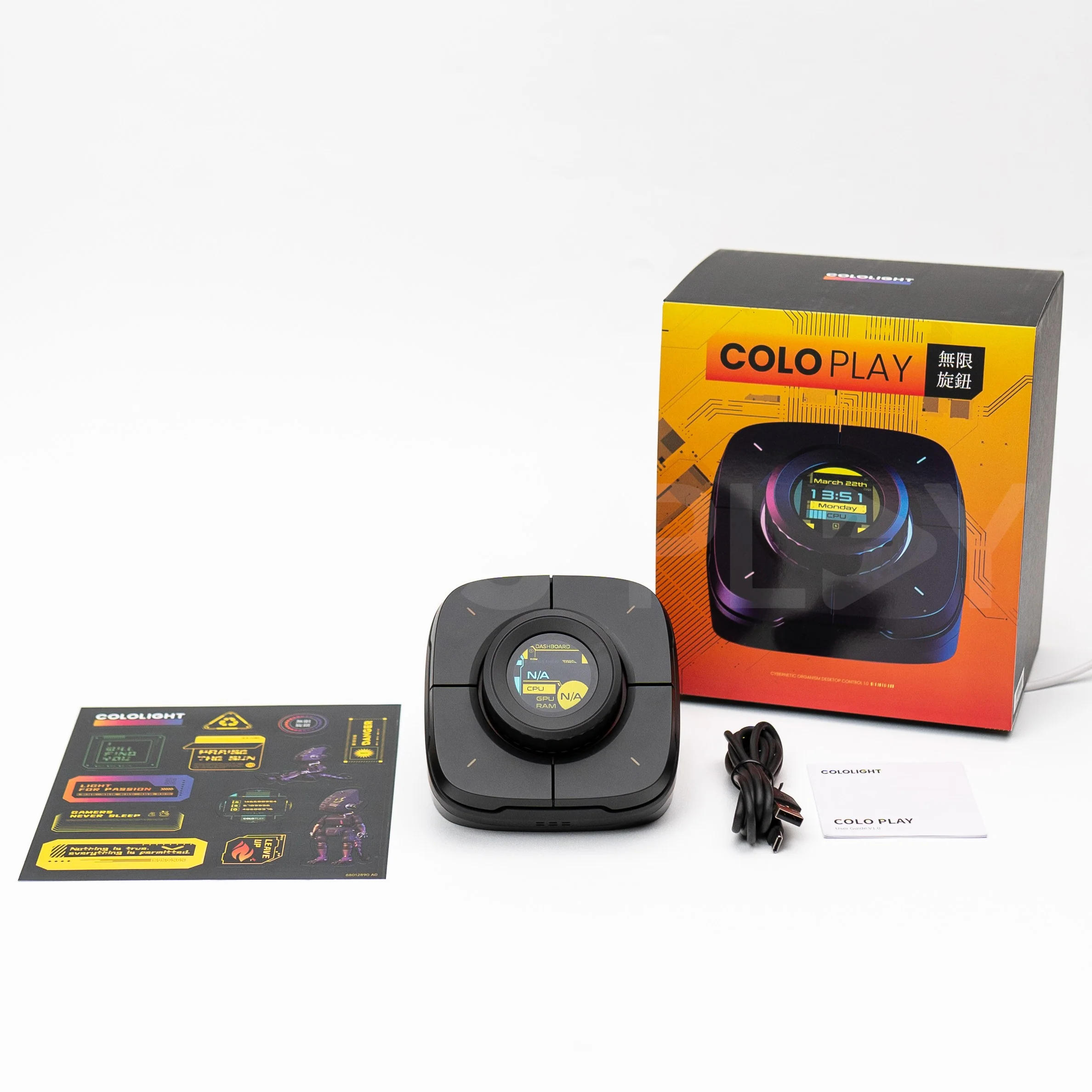 Colo PLAY Cyberpunk Desktop Controller Desk Decoration - Image 9