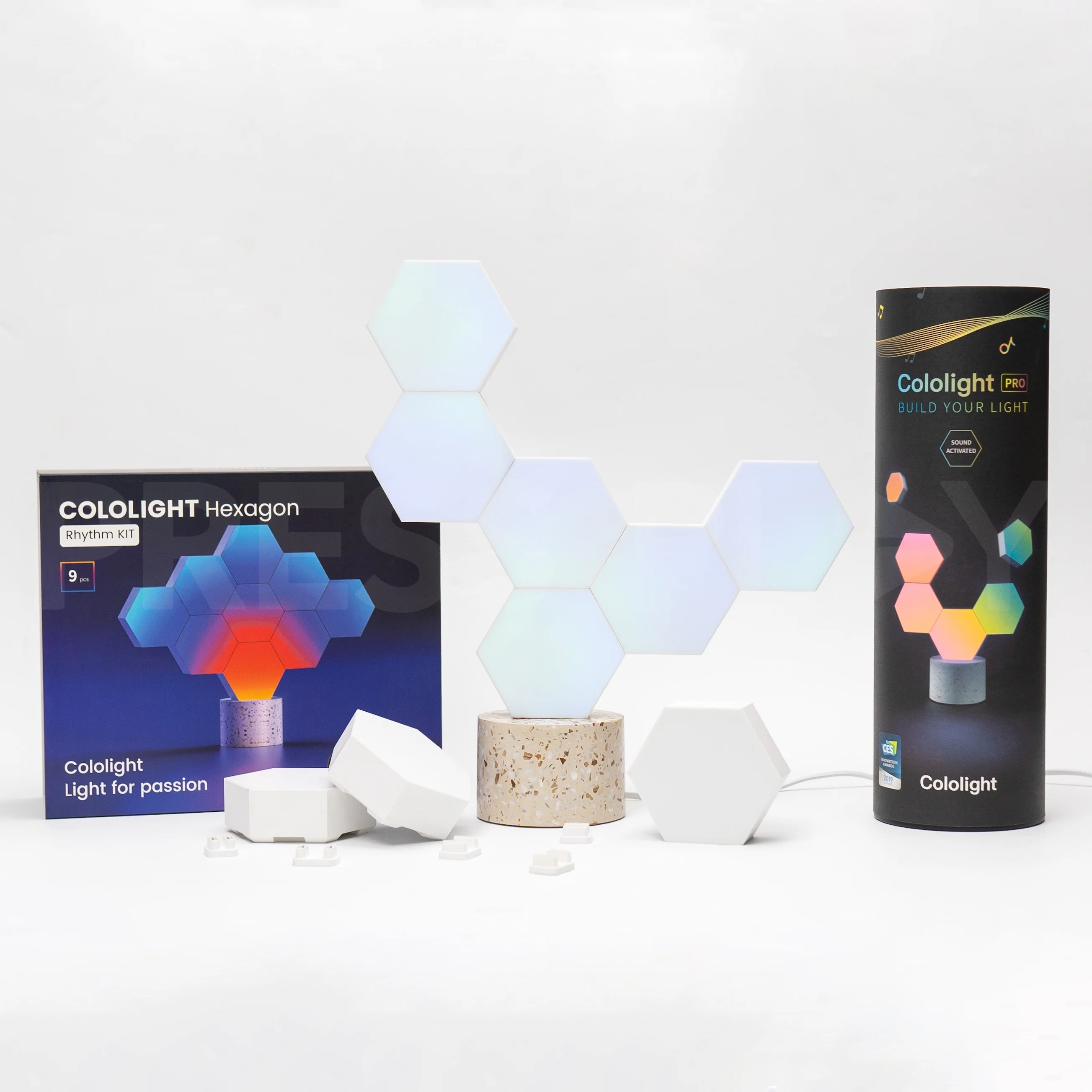 Cololight PRO Hexagon Light Customizable RGB LED Multicolor Kit - Image 11