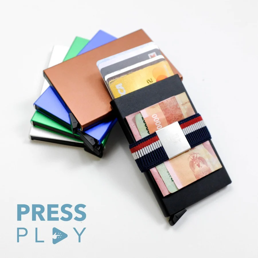 ESSENTIAL RFID Pop Up Card Case Wallet by Press Play