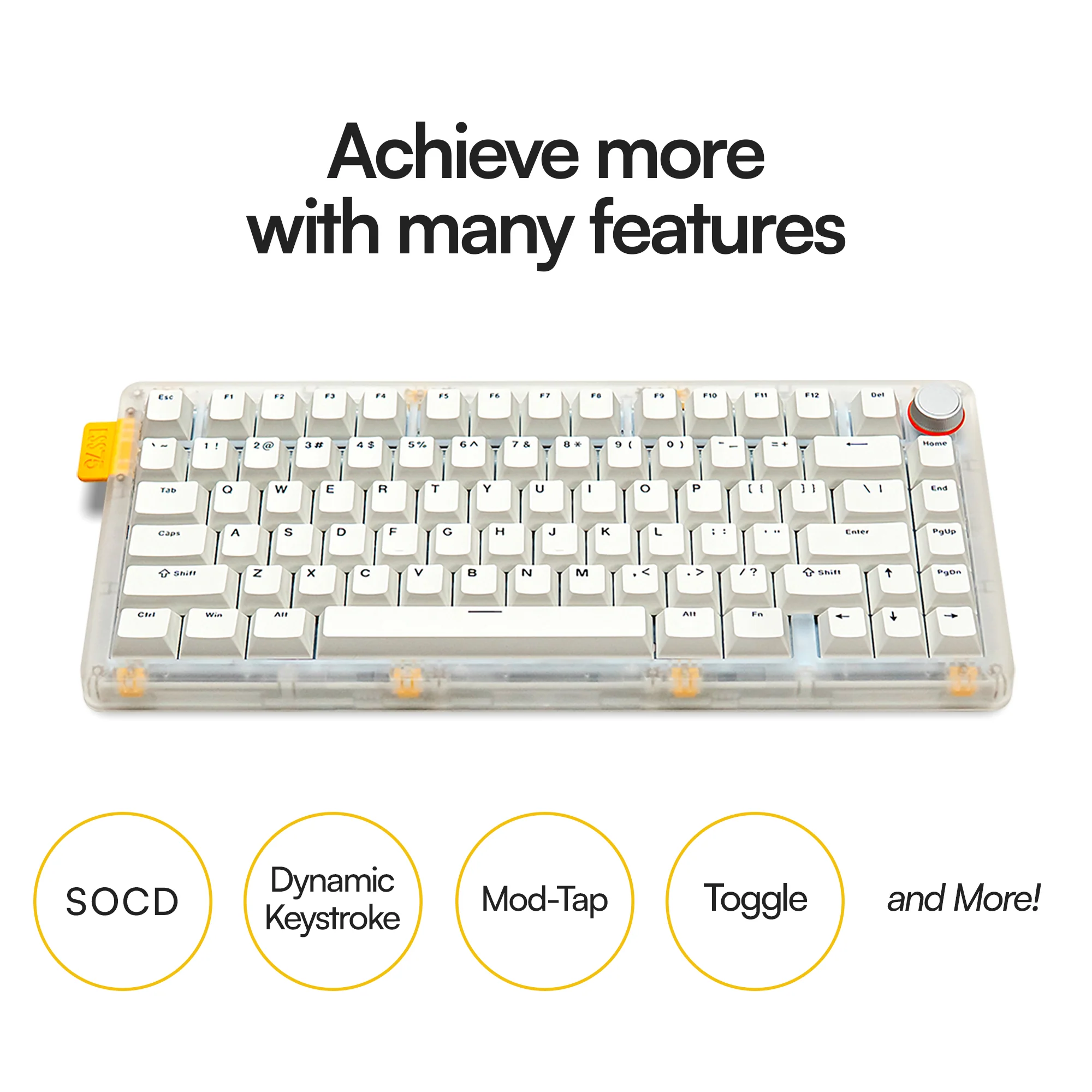 ESSENTIAL75 HE 75% Rapid Trigger Hall Effect Mechanical Keyboard - Image 3