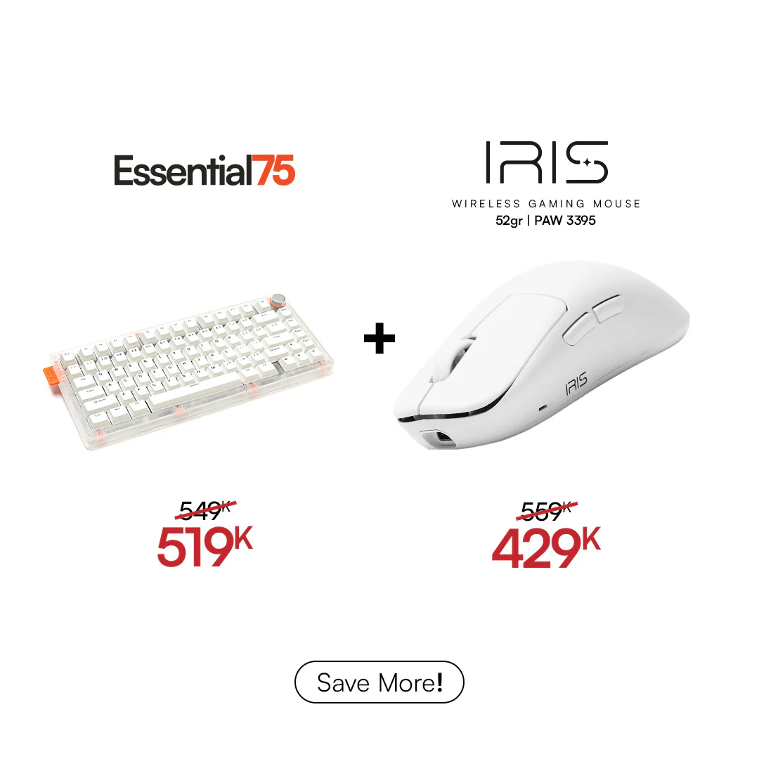[BUNDLE] Essential75 Wired Keyboard & Mouse Bundle - Image 3