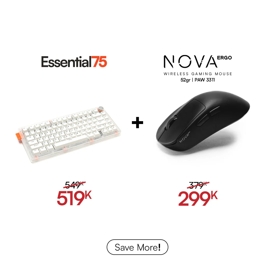 [BUNDLE] Essential75 Wired Keyboard & Mouse Bundle - Image 4