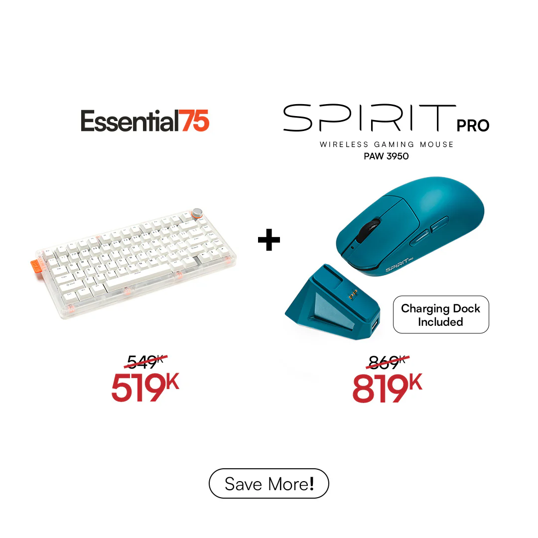[BUNDLE] Essential75 Wired Keyboard & Mouse Bundle - Image 7