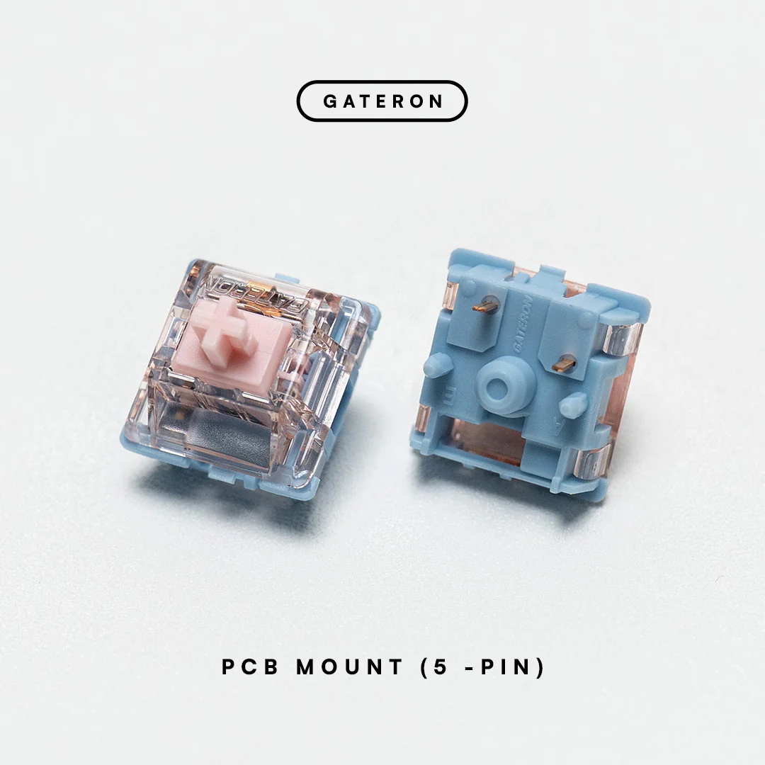 GATERON Melodic Clicky Tactile Clicky Switch 60g PCB Mount - Image 2