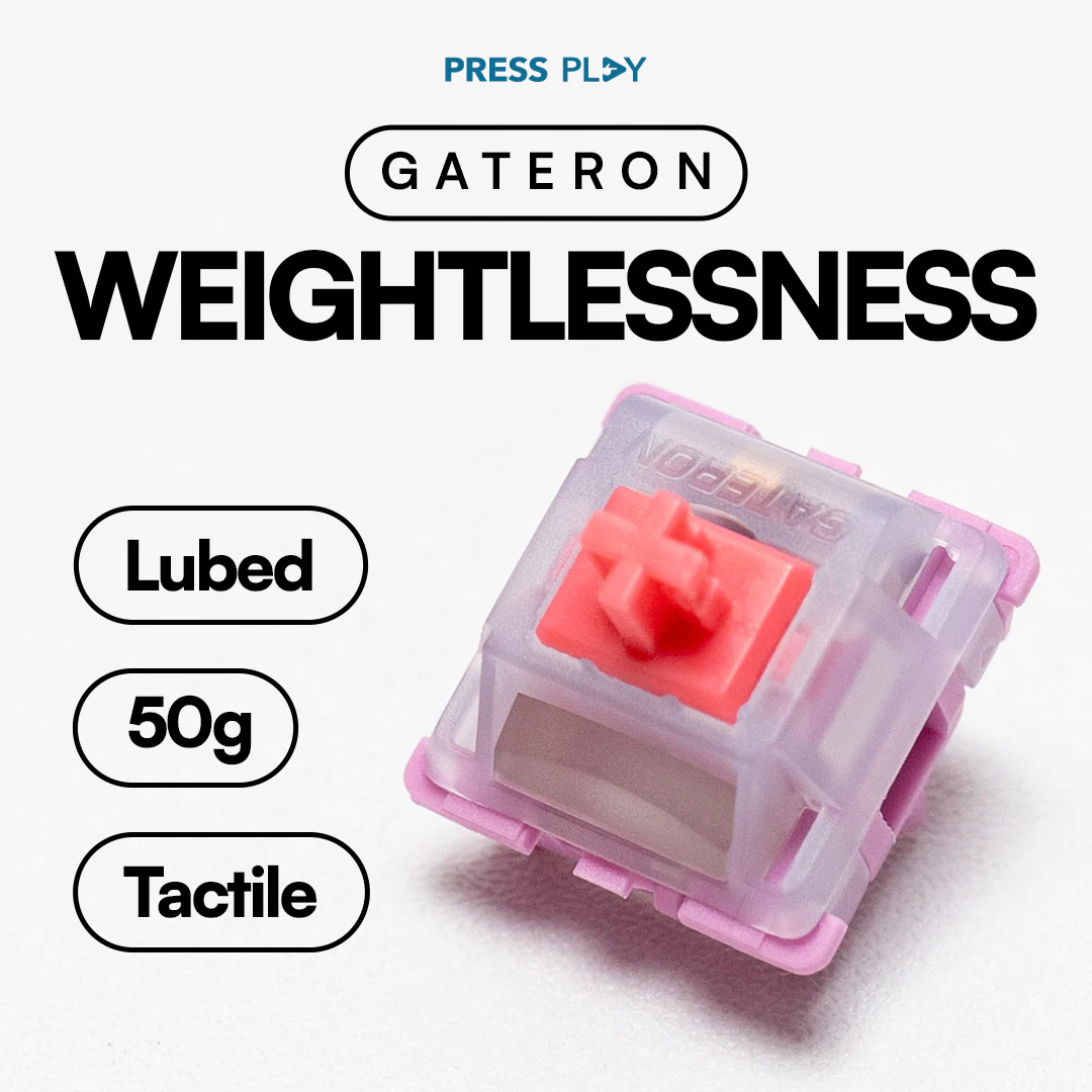GATERON Weightlessness 50g Tactile Switch PCB Mount