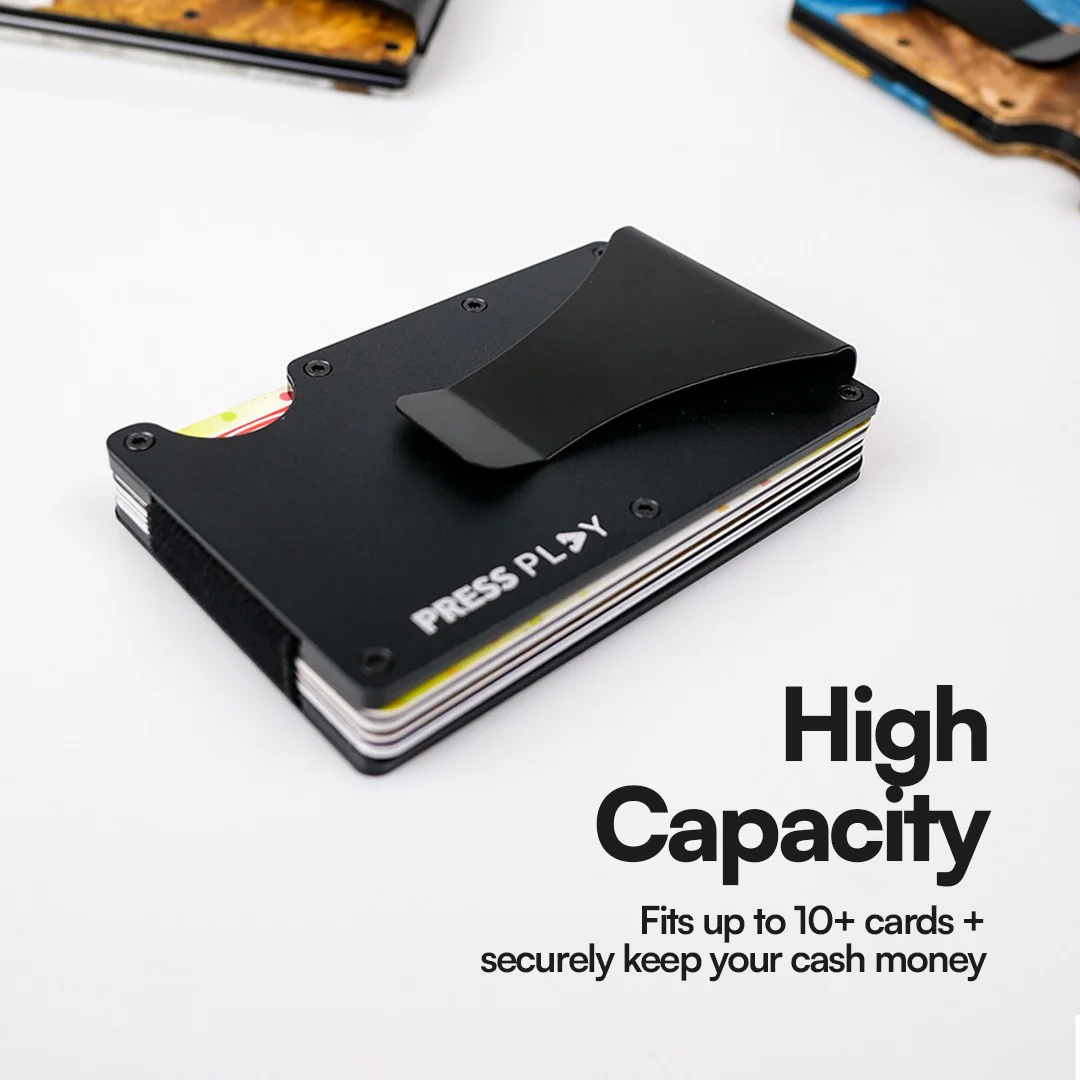 GRIP RFID Carbon Fiber Elastic Card Wallet (with Money Band) - Image 4