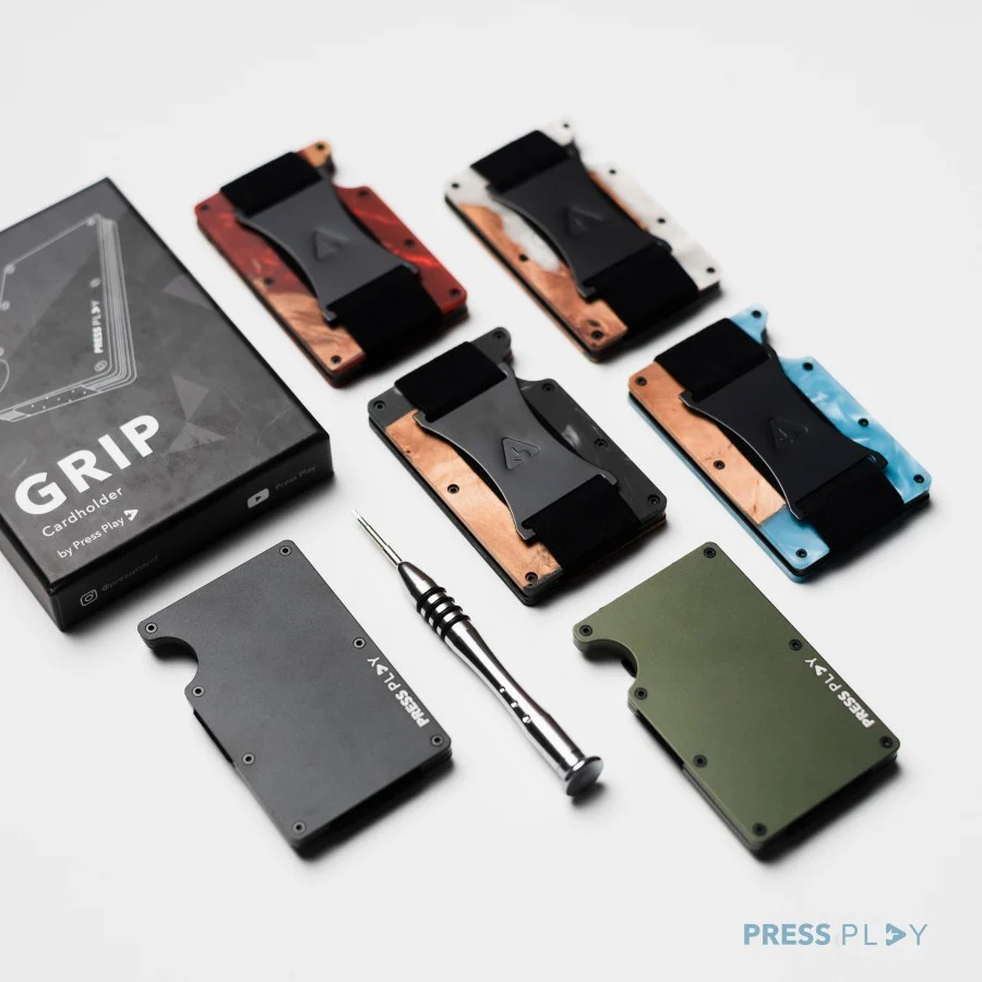 GRIP RFID Carbon Fiber Elastic Card Wallet (with Money Band) - Image 7