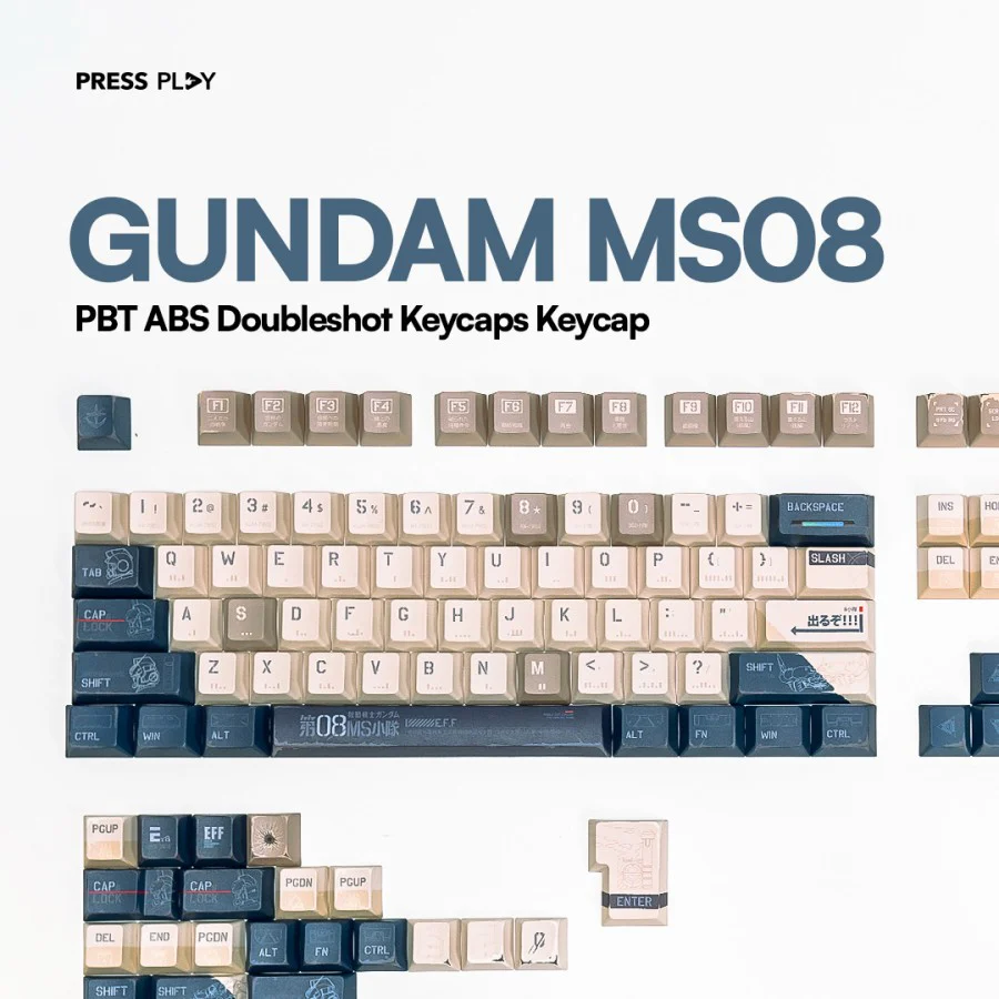 GUNDAM MS08 PBT Dye Sub Keycaps