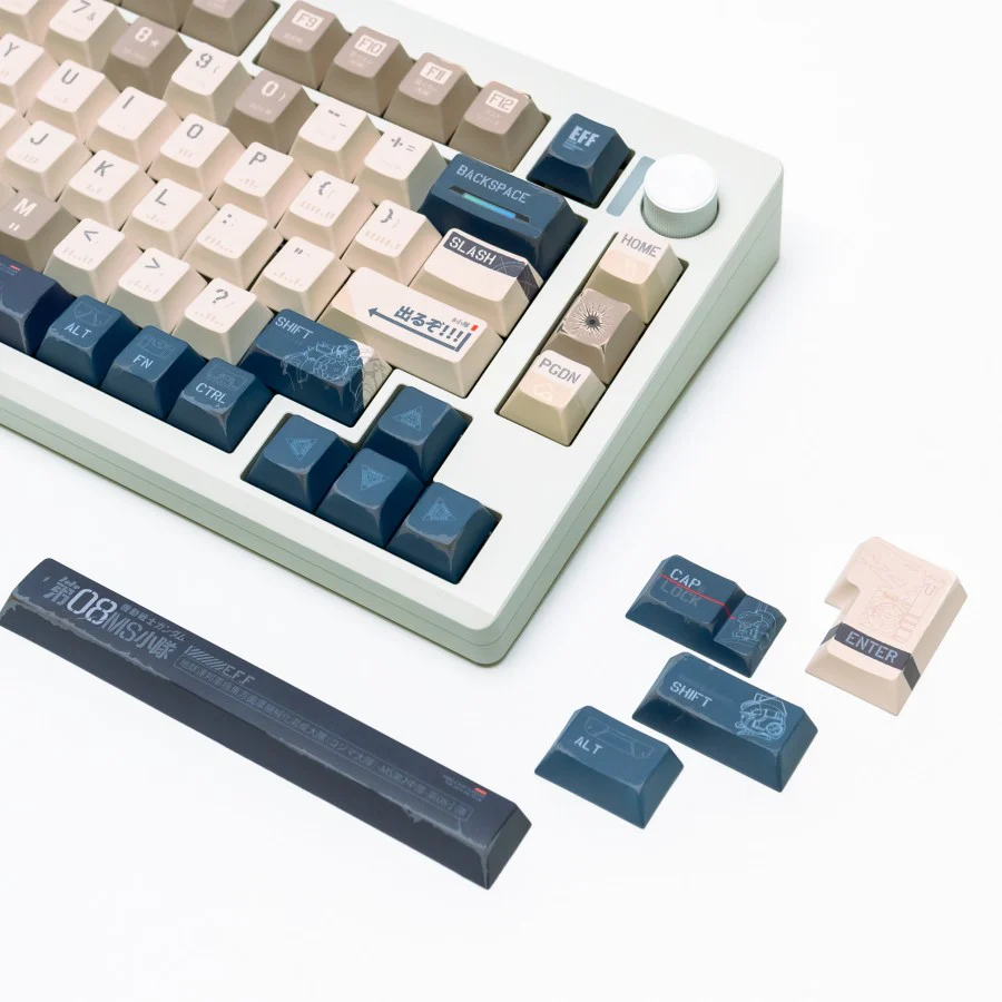 GUNDAM MS08 PBT Dye Sub Keycaps - Image 3