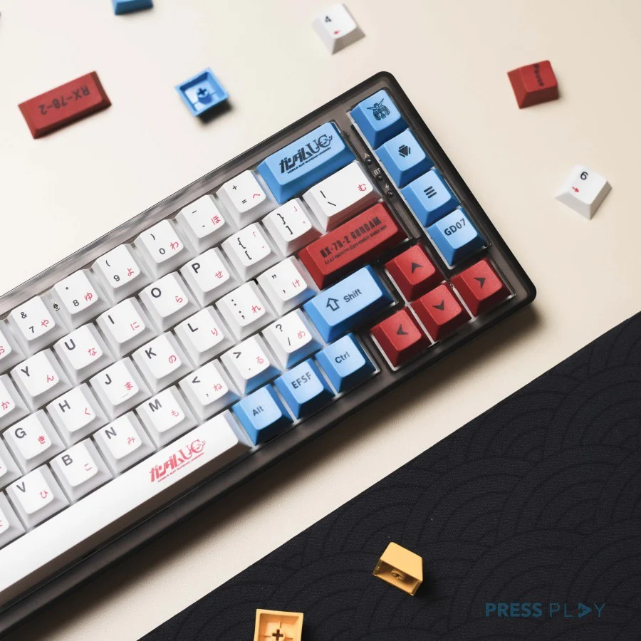 Gundam Unicorn Japanese PBT Dye Sub Keycaps Keycap Set - Image 7