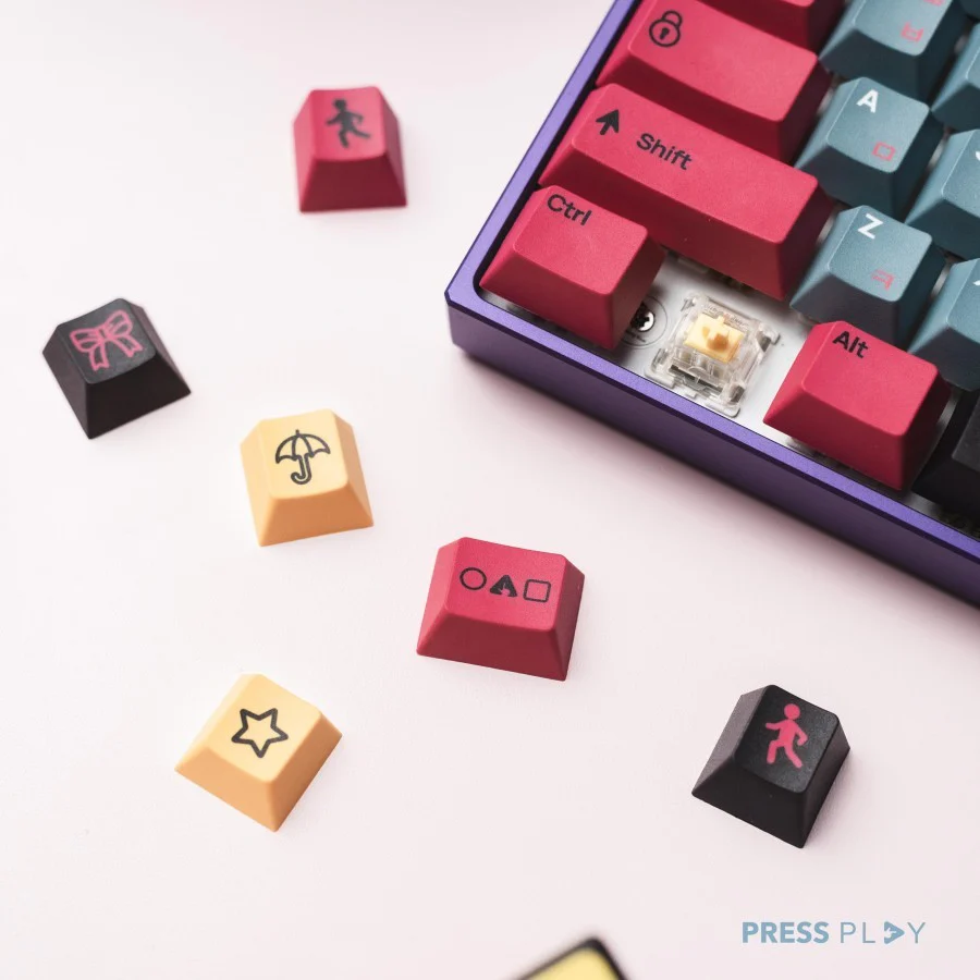 HANGEUL GAME Korean Root PBT Dye Sub Keycaps Keycap Set by Press Play - Image 4