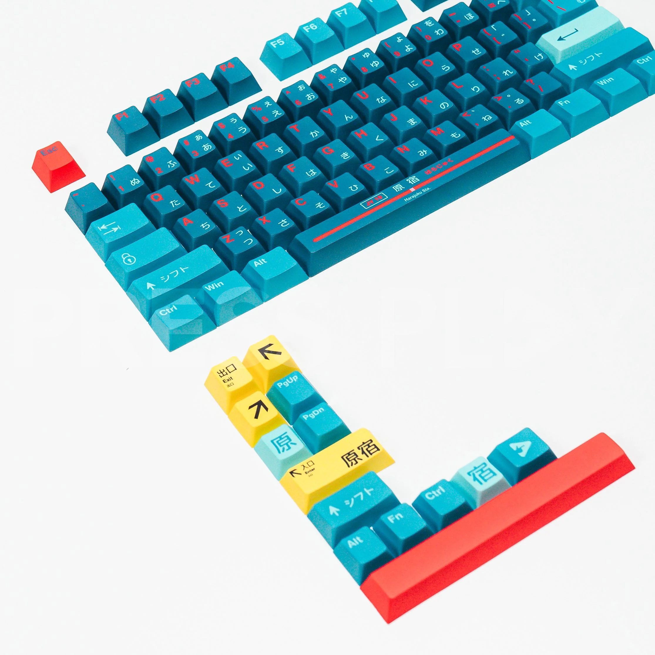 PPBT HARAJUKU PBT Dye Sub Keycap Set Japanese Root by Press Play - Image 6