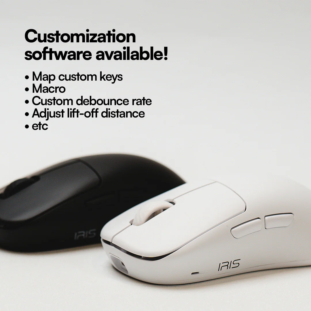IRIS Ultralight Ergonomic Wireless Gaming Mouse - Image 5