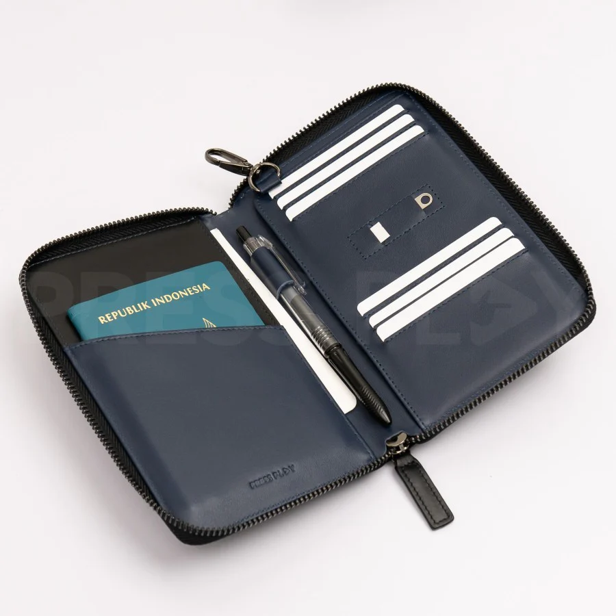 JOURNEY Travel Passport Wallet Organizer Leather - Image 7