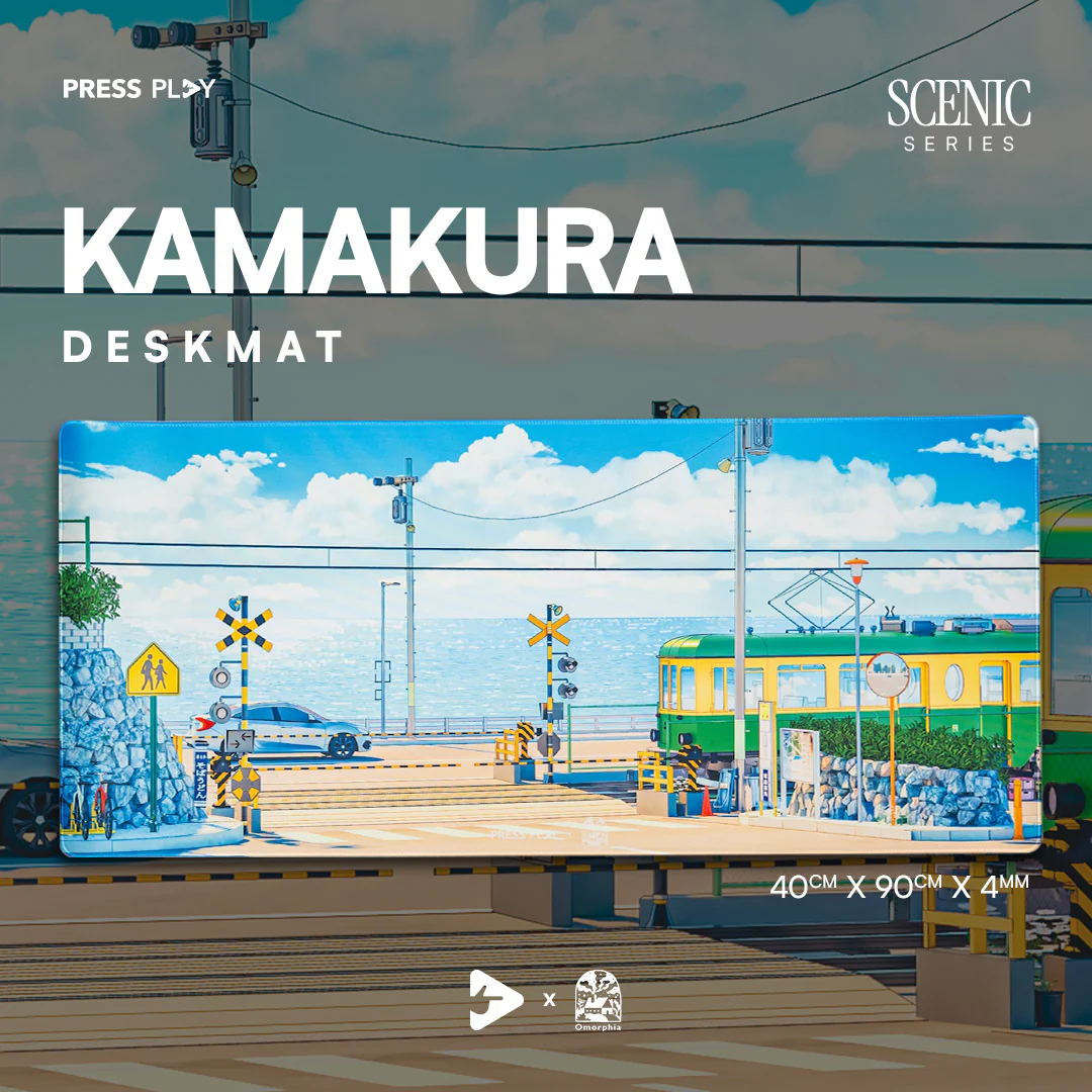 KAMAKURA - Press Play x Omorphia SCENIC Series Gaming Mousepad Deskmat - Image 2