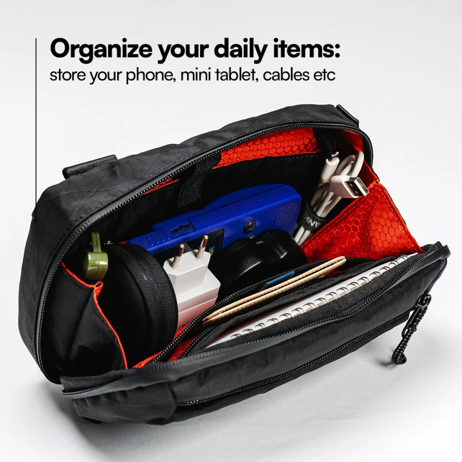KINETIC Tech Pouch Clutch Bag Tas Travel Organizer Gadget Bag - Image 3