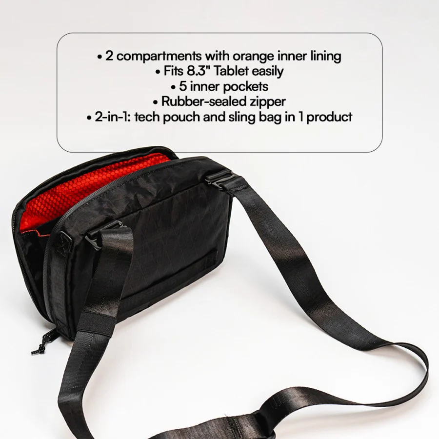 KINETIC Tech Pouch Clutch Bag Tas Travel Organizer Gadget Bag - Image 4