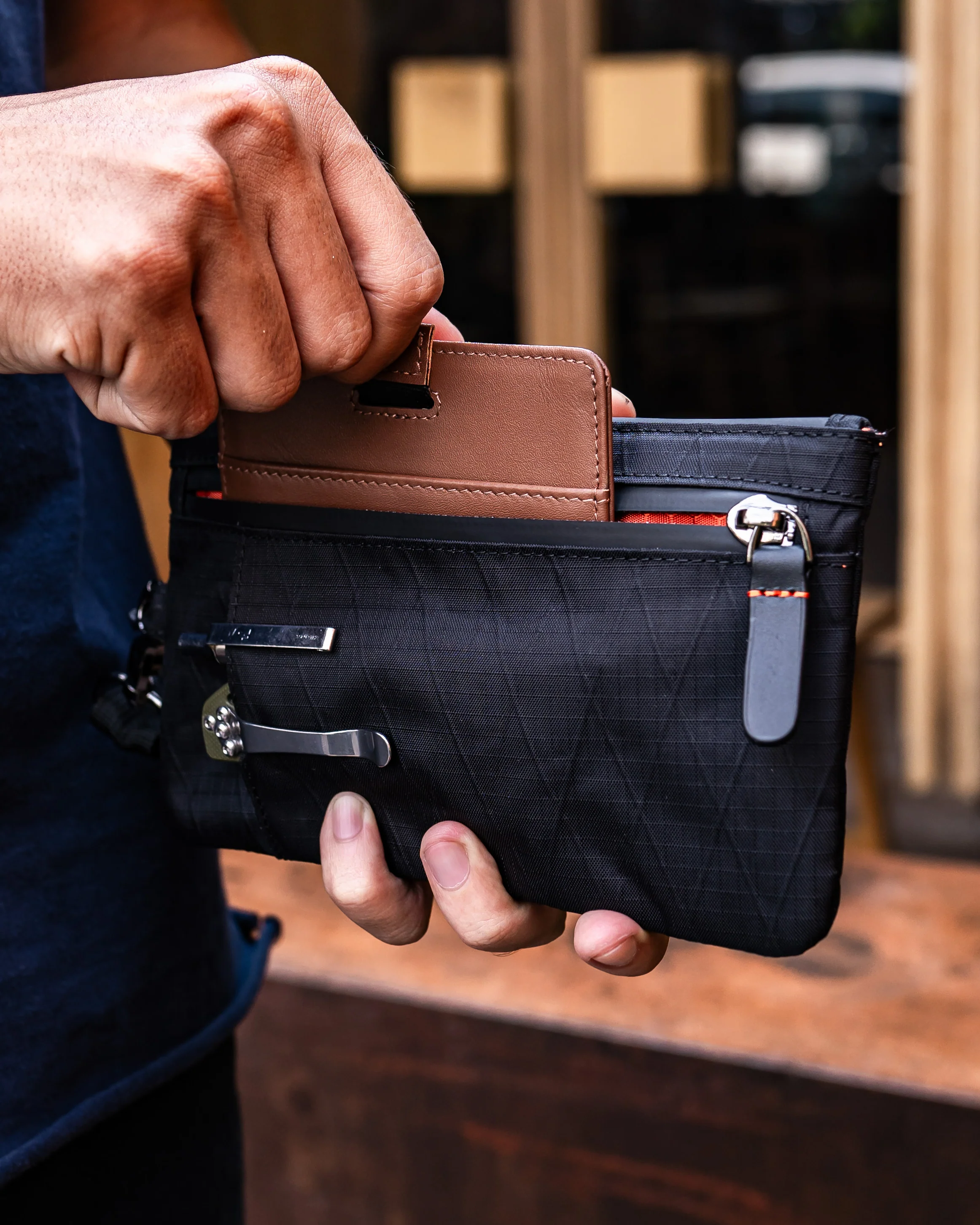 KINETIC Zip Clutch Wallet Pouch Tas Dompet Tangan by Press Play - Image 4