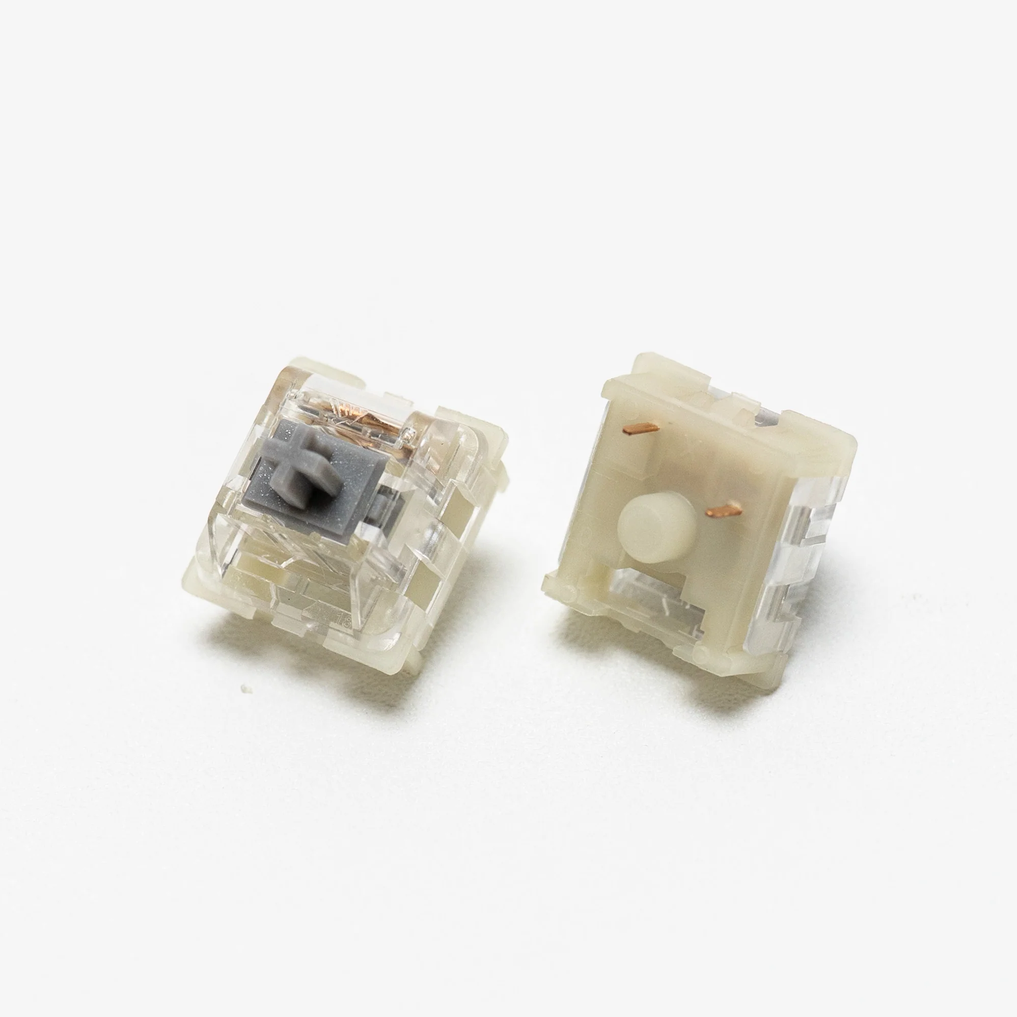 KTT Ash Gray Tactile Switch 53g Plate Mount - Image 6