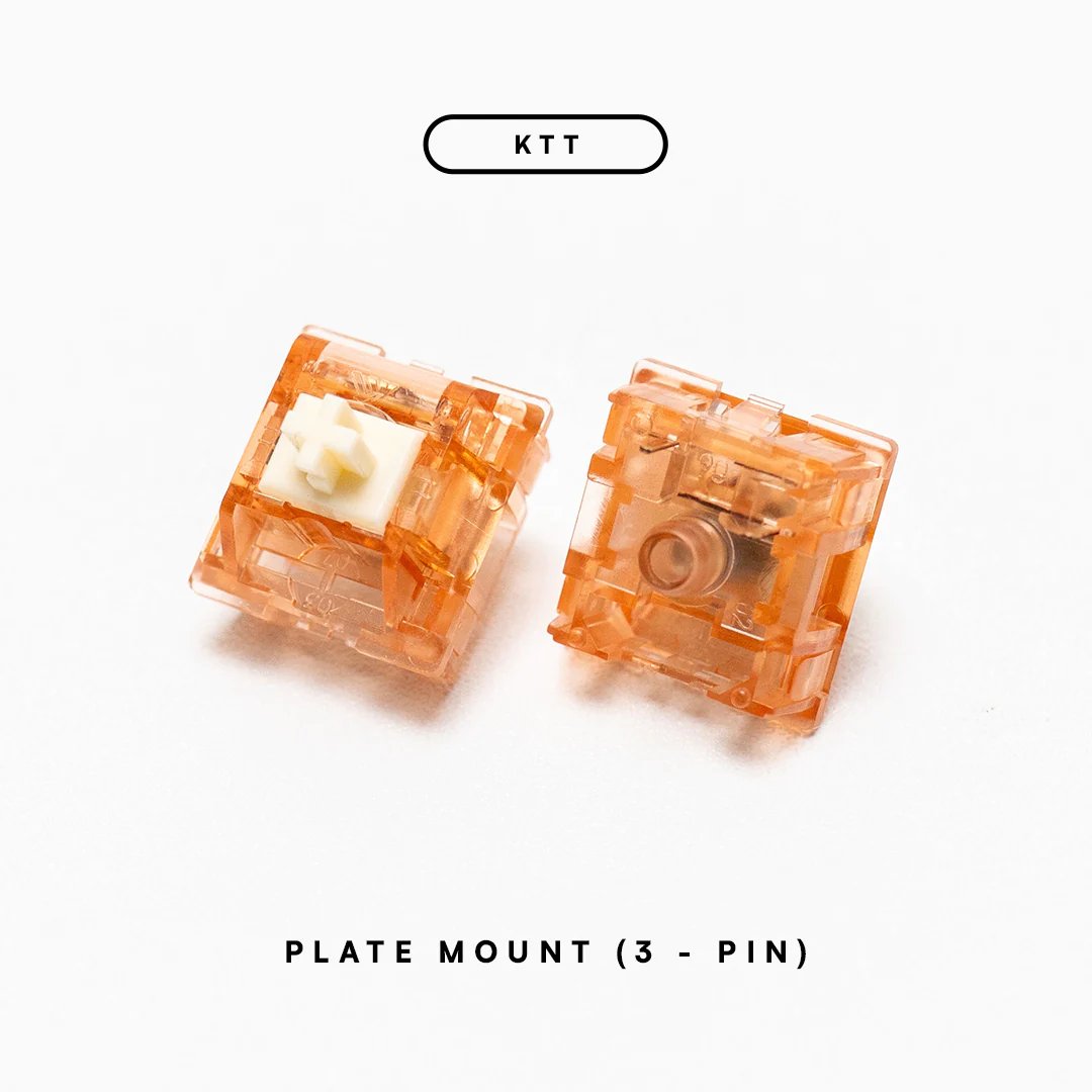 KTT Silent Linear AKA Light Sound Switch 55g Plate Mount - Image 2
