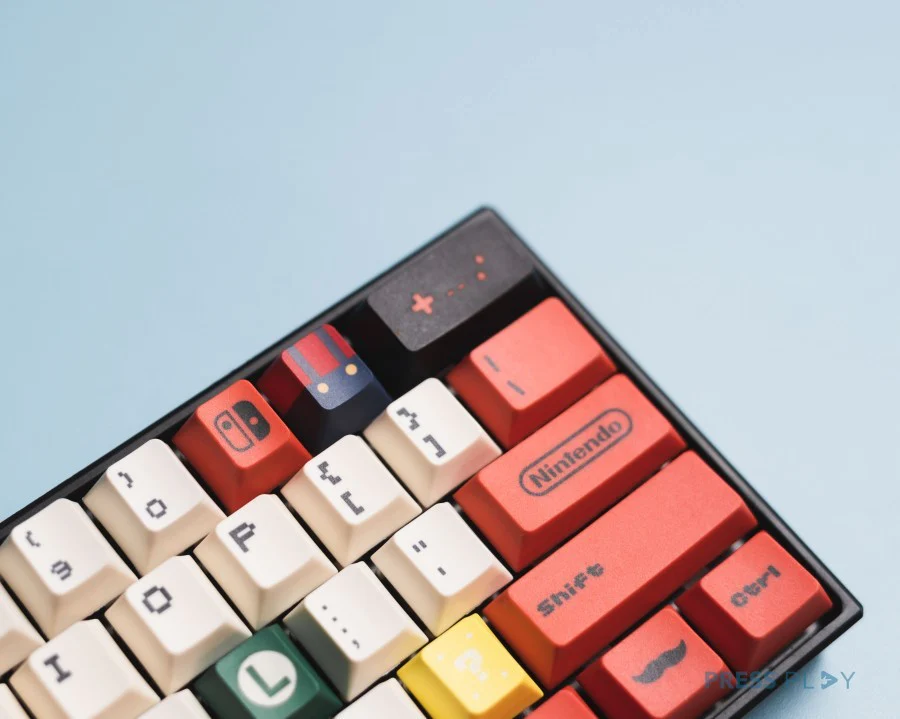 Mario PBT Dye Sub Keycaps Full Size 108 Keys - Image 3