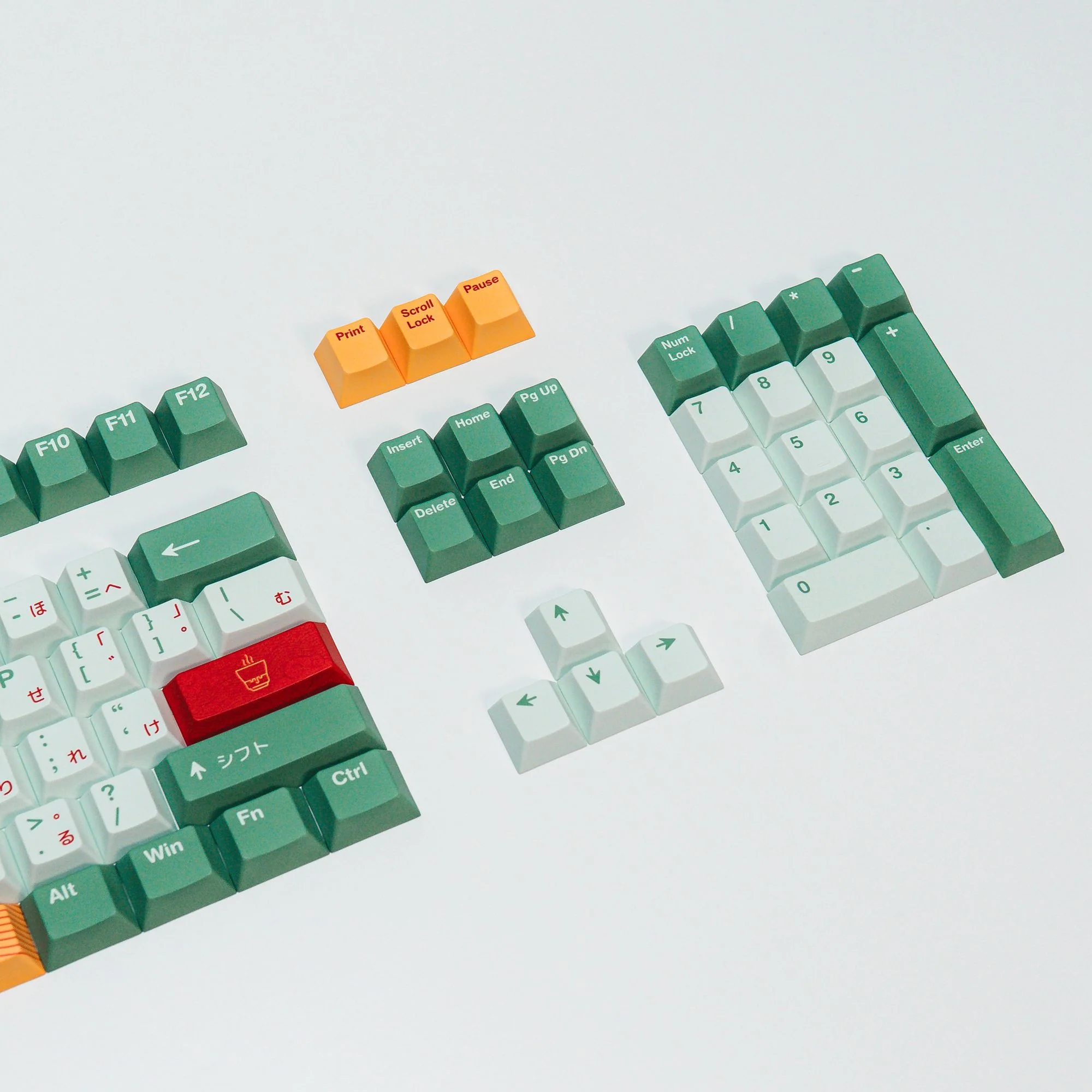 PPBT MATCHA PBT Dye Sub Keycaps by Press Play - Image 12