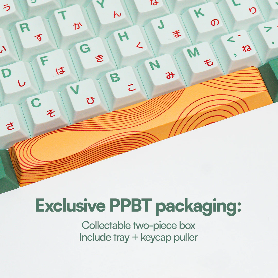 PPBT MATCHA PBT Dye Sub Keycaps by Press Play - Image 4