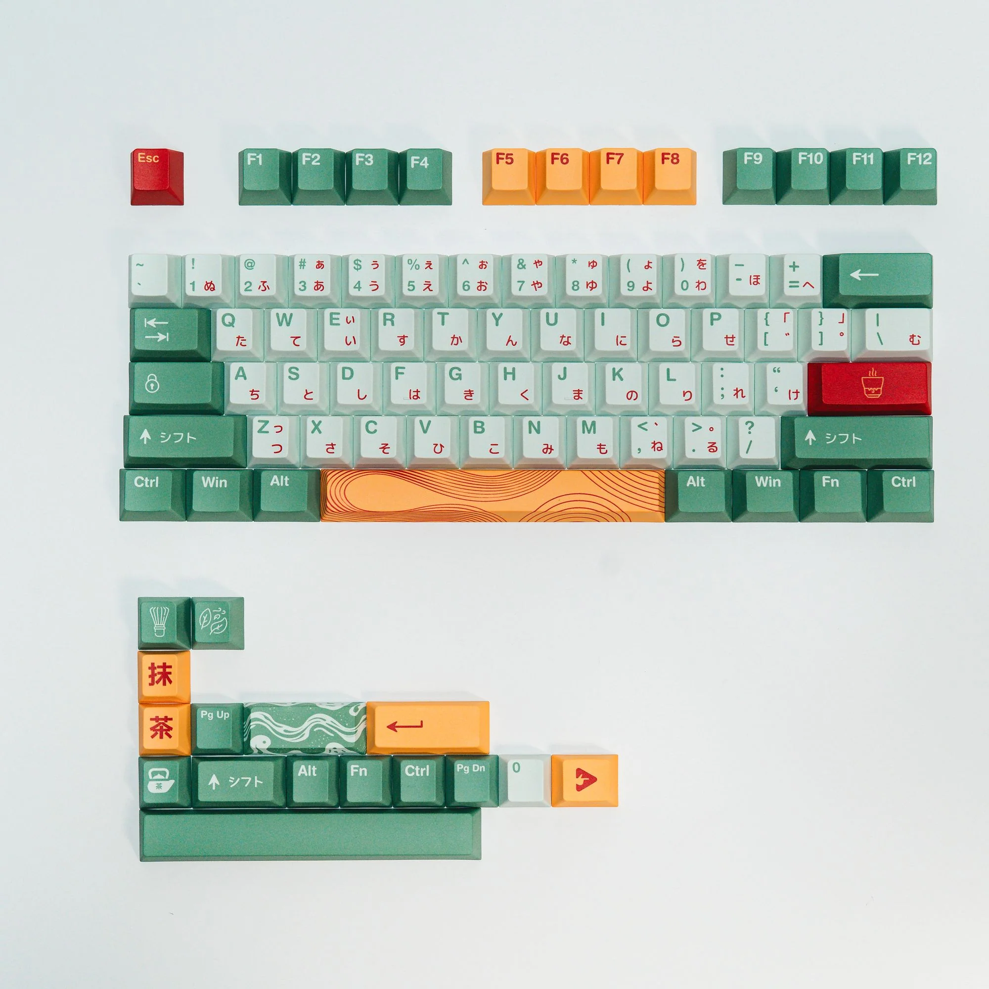 PPBT MATCHA PBT Dye Sub Keycaps by Press Play - Image 9