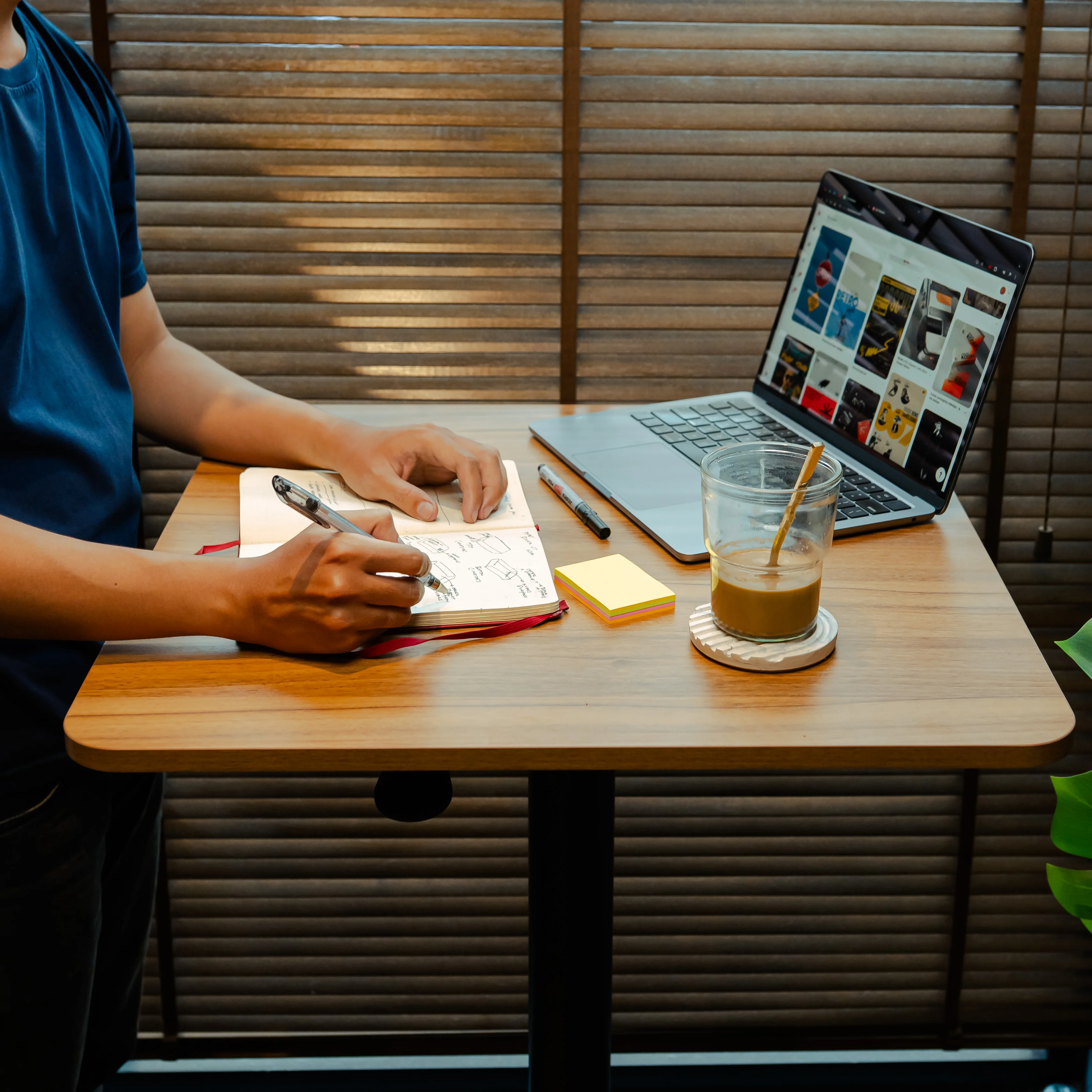 NOOK Adjustable Floor Table Desk Meja Roda - Image 6