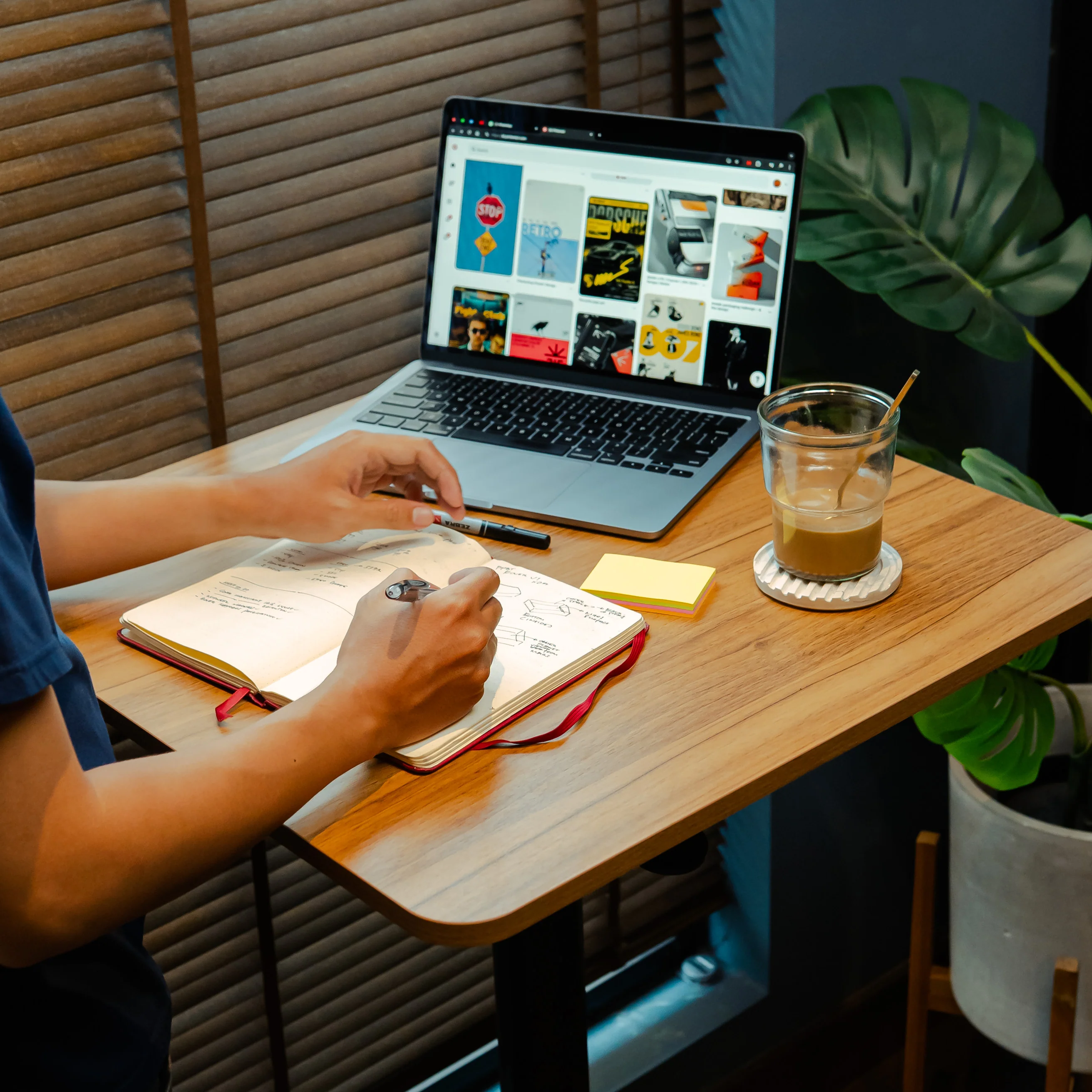 NOOK Adjustable Floor Table Desk Meja Roda - Image 9