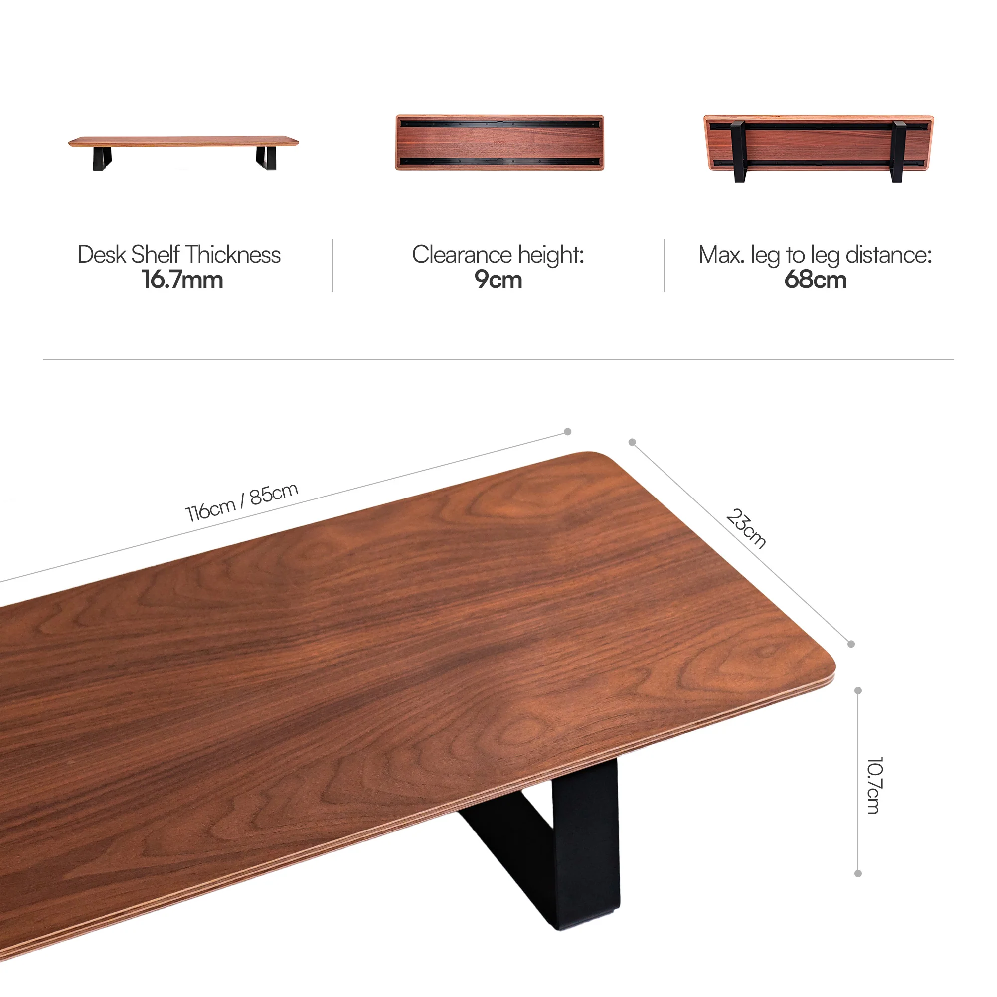 NOOK DESK SHELF PRO Laptop Monitor Desk - Image 2