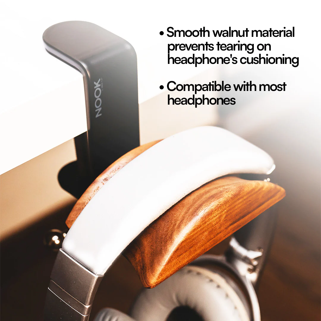 NOOK Hanging Headphone Holder Table Clamp - Image 3