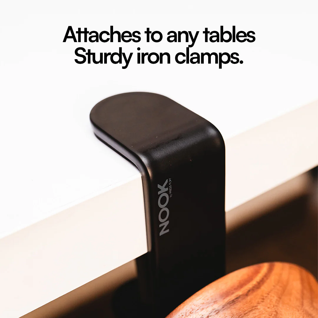 NOOK Hanging Headphone Holder Table Clamp - Image 4