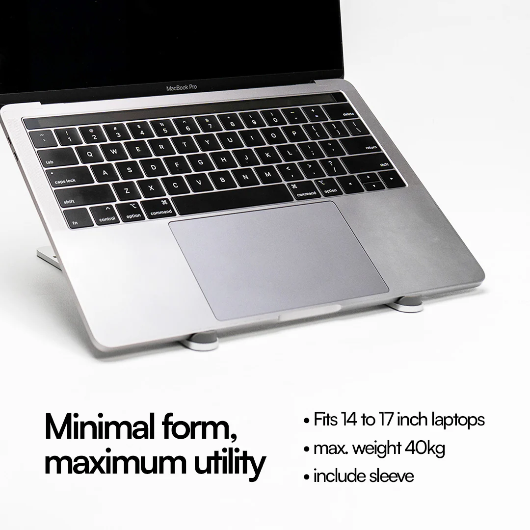 NOOK L11 Foldable Laptop Stand Gray - Image 4