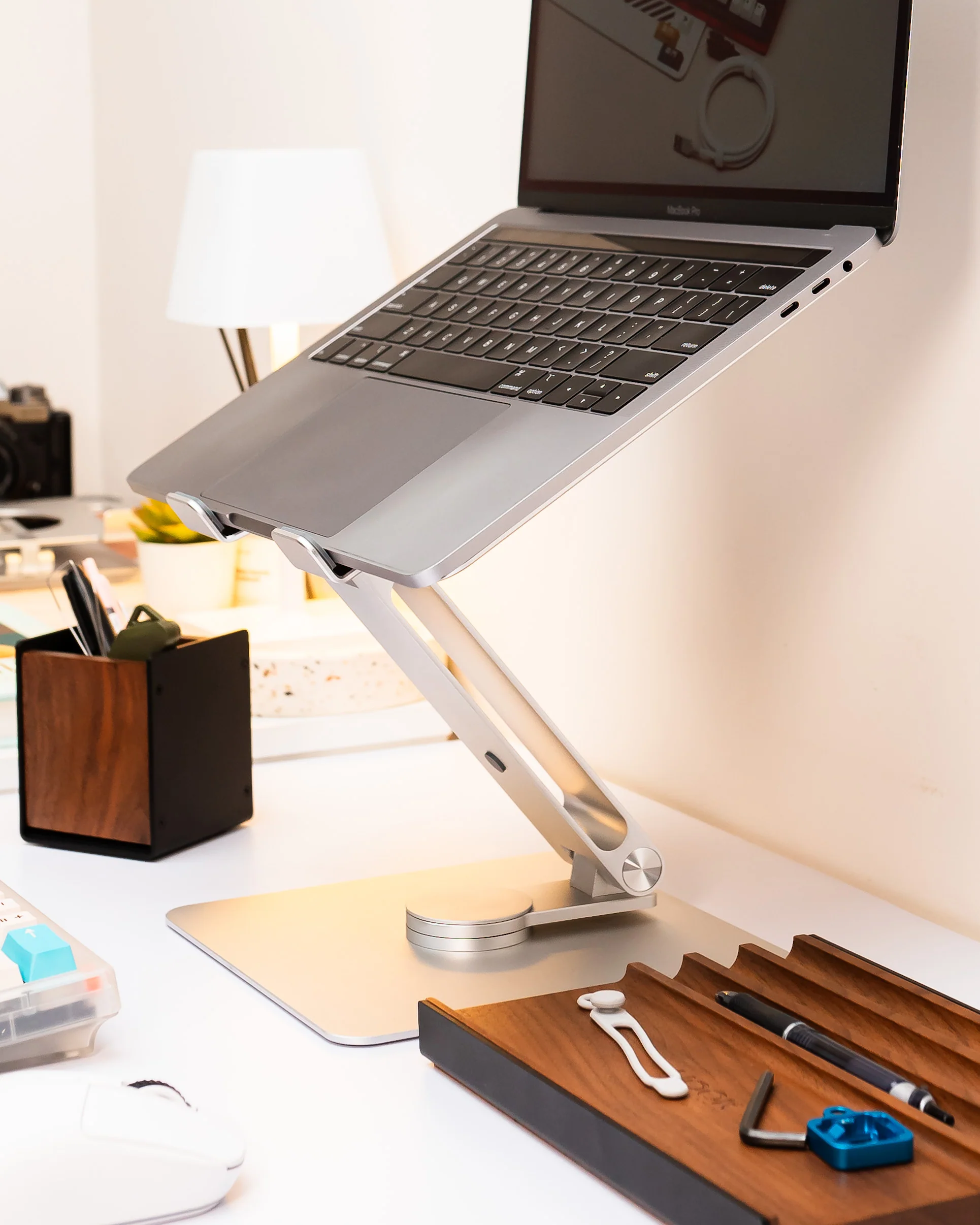 NOOK L12 Aluminum Foldable Laptop Stand Gray - Image 14