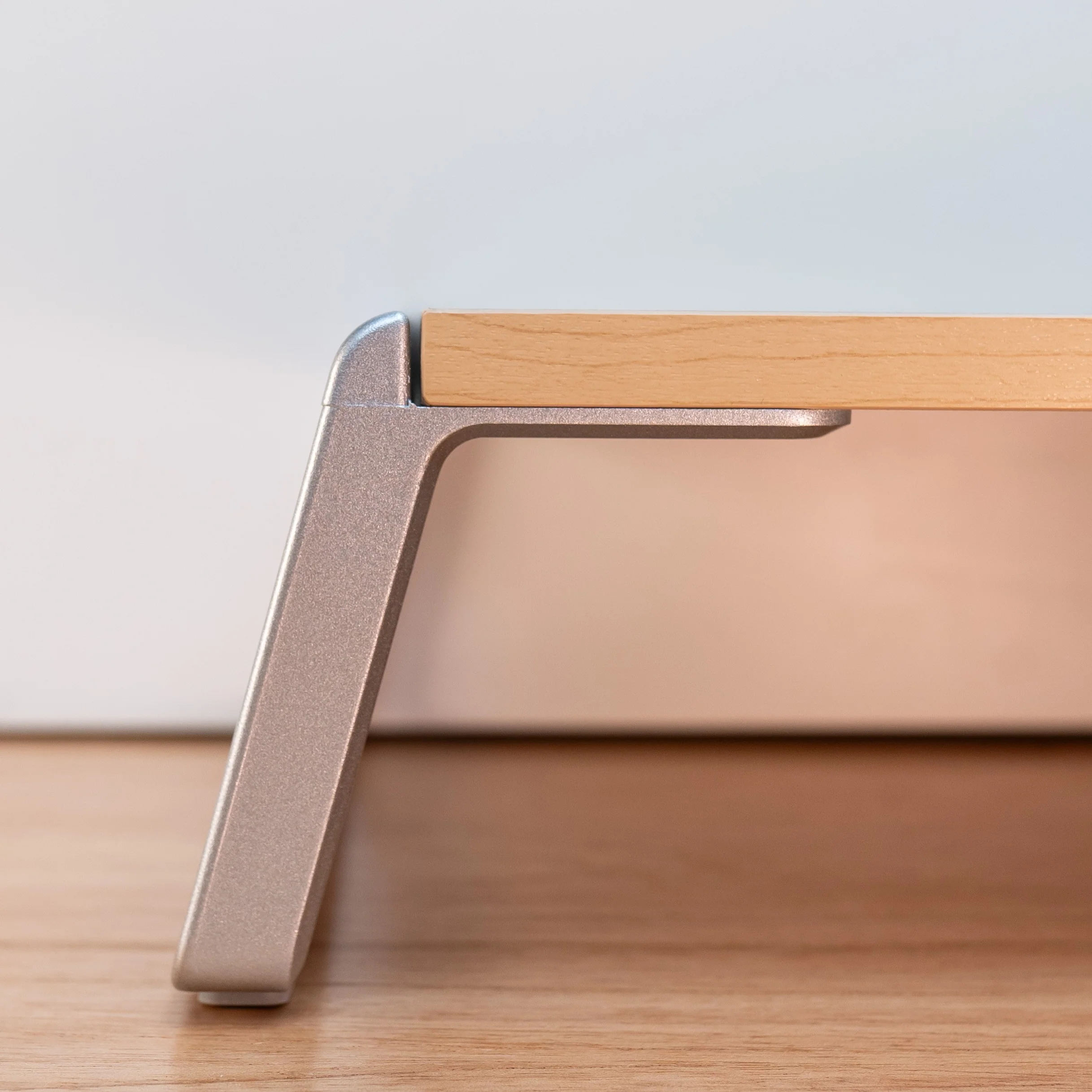 NOOK LAPTOP MONITOR RISER Wooden Aluminum Stand - Image 10