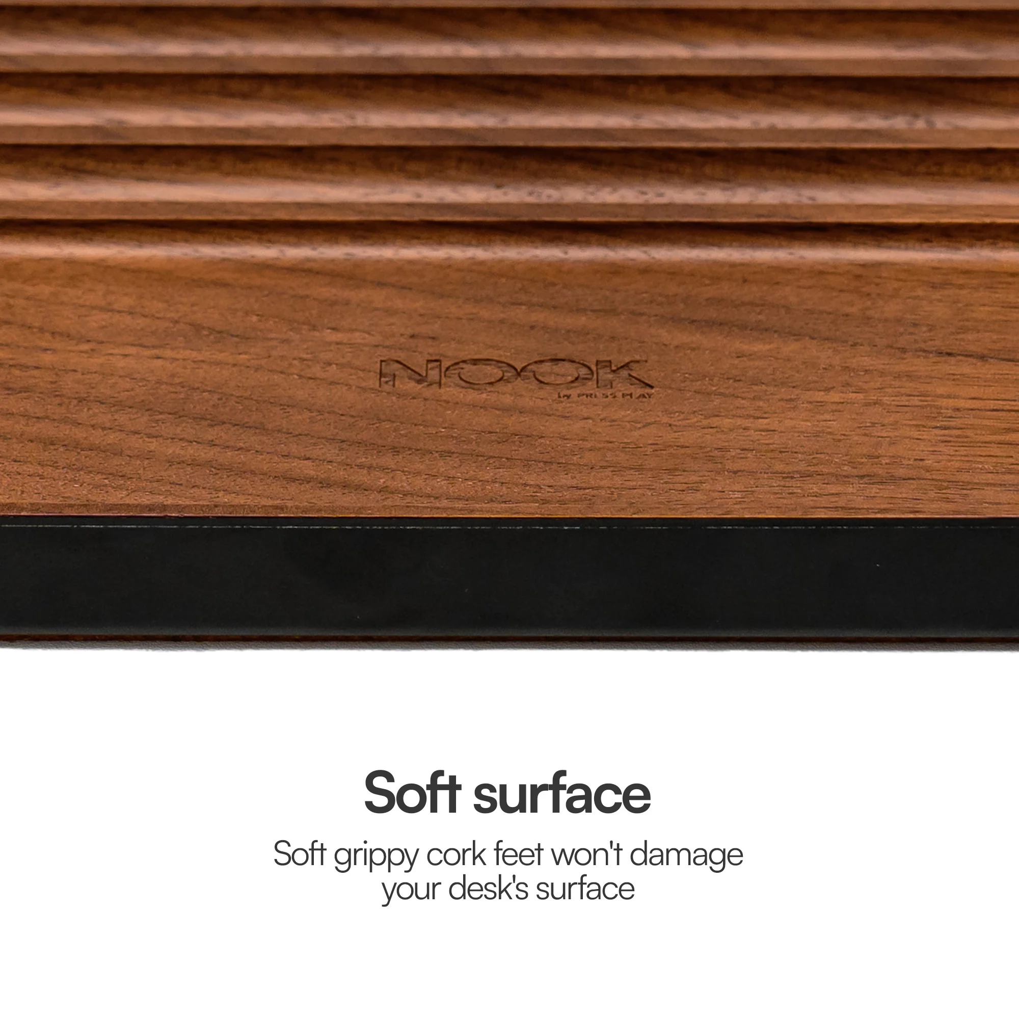 NOOK PEN DESK TRAY Walnut Wood Standalone Wooden Tray Organizer - Image 5