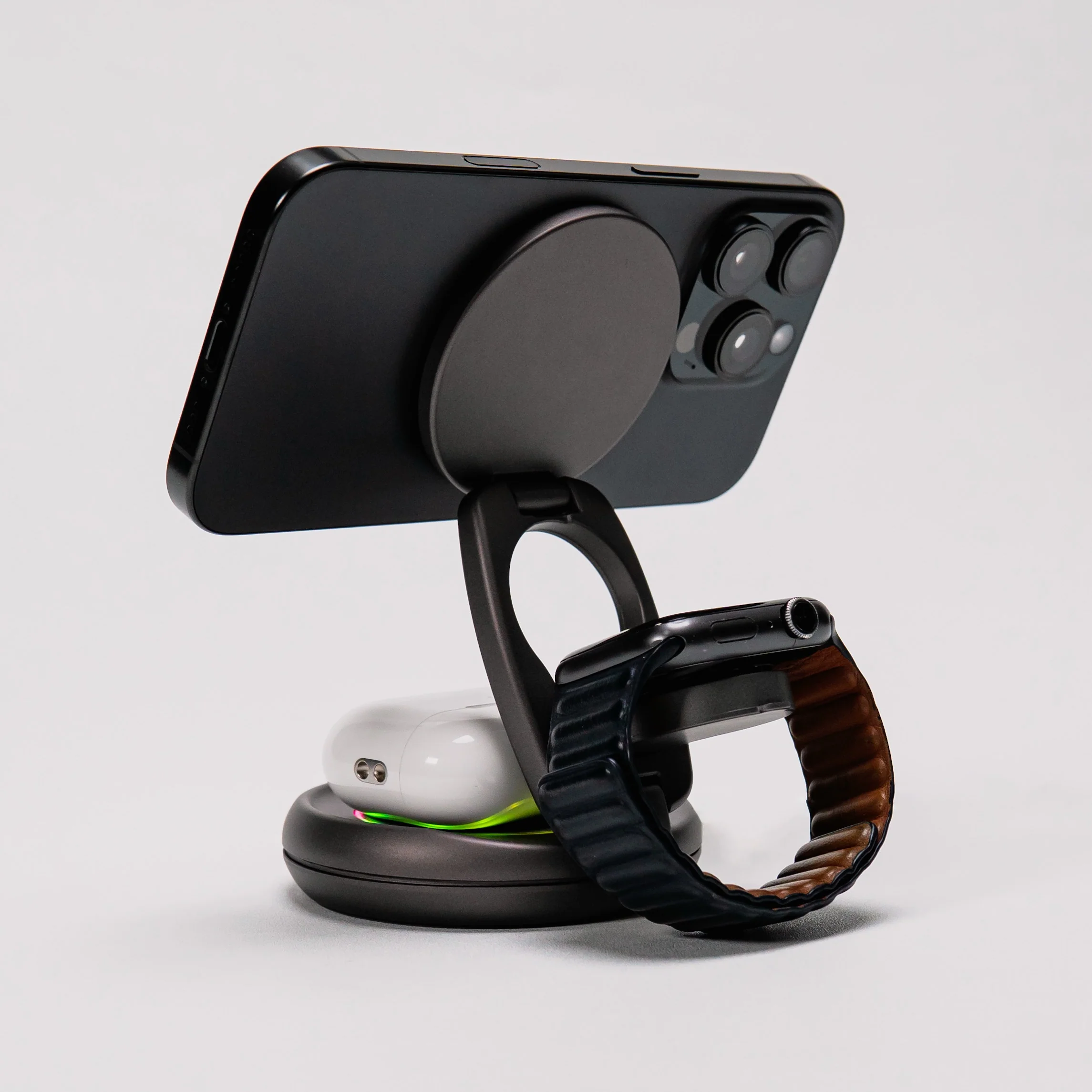 NOOK WC1 15W 3in1 Wireless Foldable Magnetic Charger Stand - Image 6