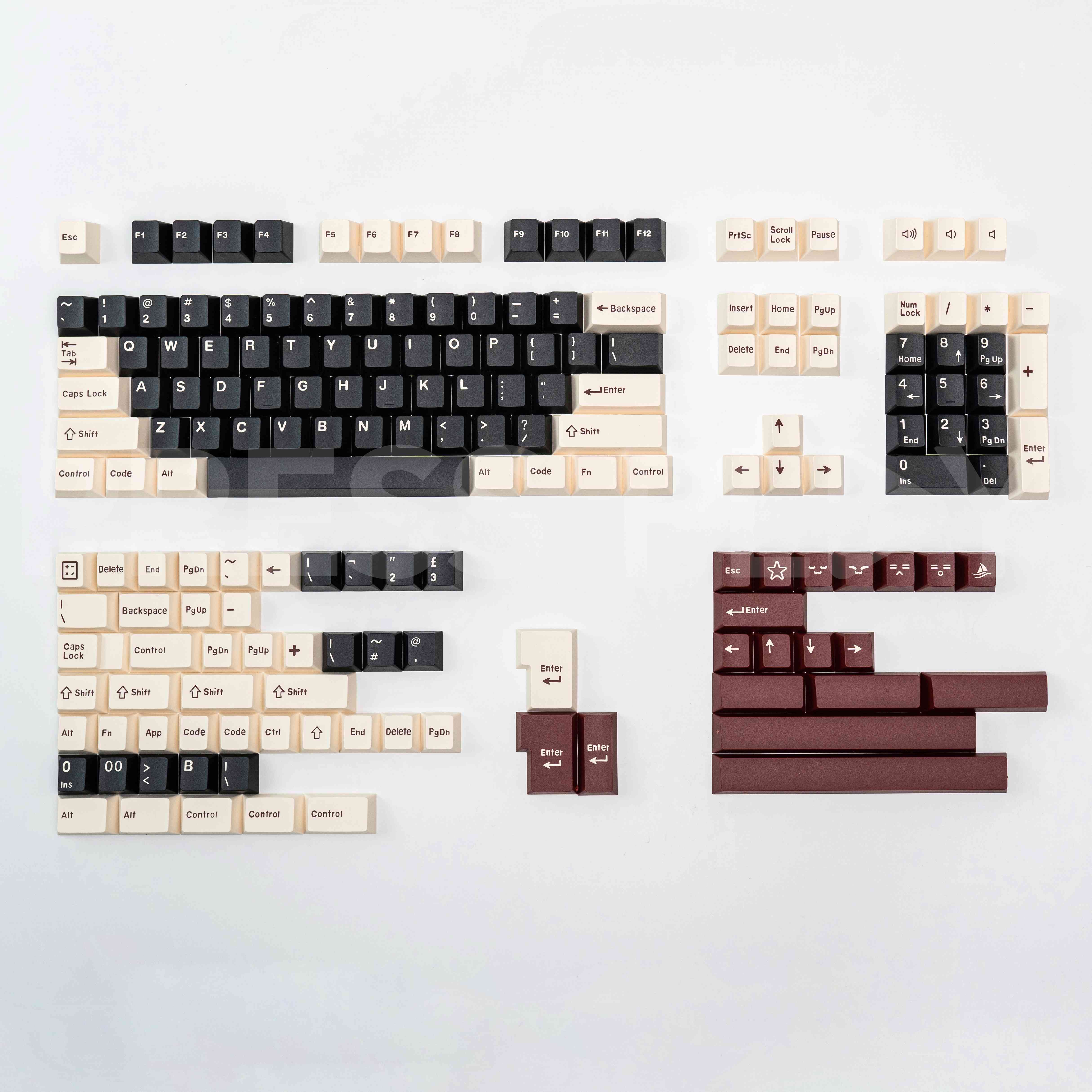 PHANTOM PBT ABS Doubleshot Keycaps Keycap Set by Press Play - Image 5