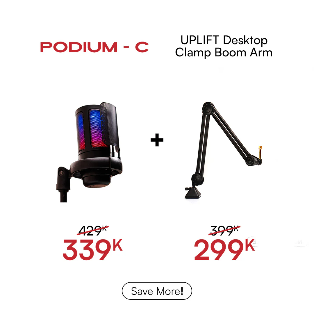 PODIUM C USB Condenser Microphone Type-C USB - Image 8