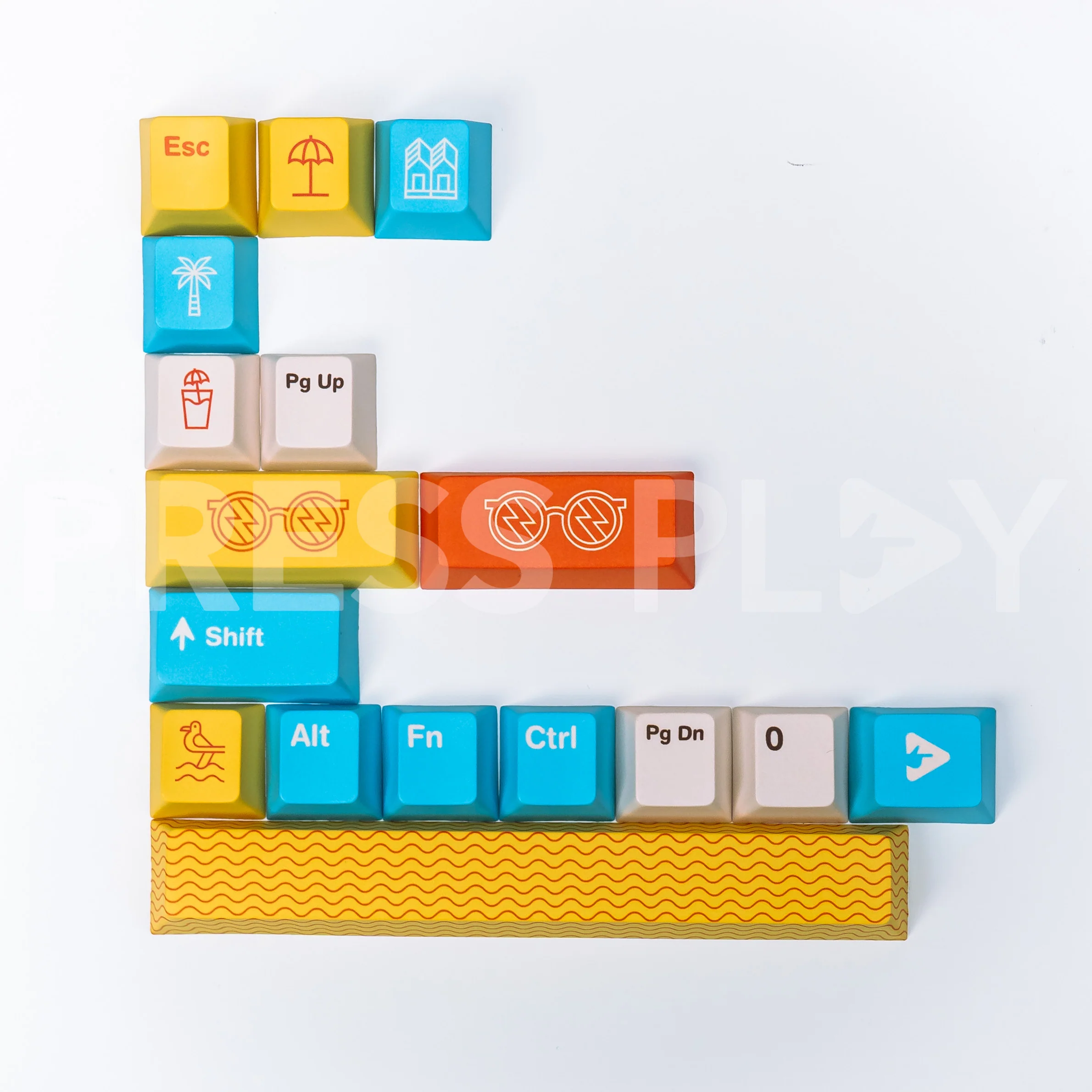 PPBT BRIGHTON PBT Dye Sub Keycap Set by Press Play - Image 11