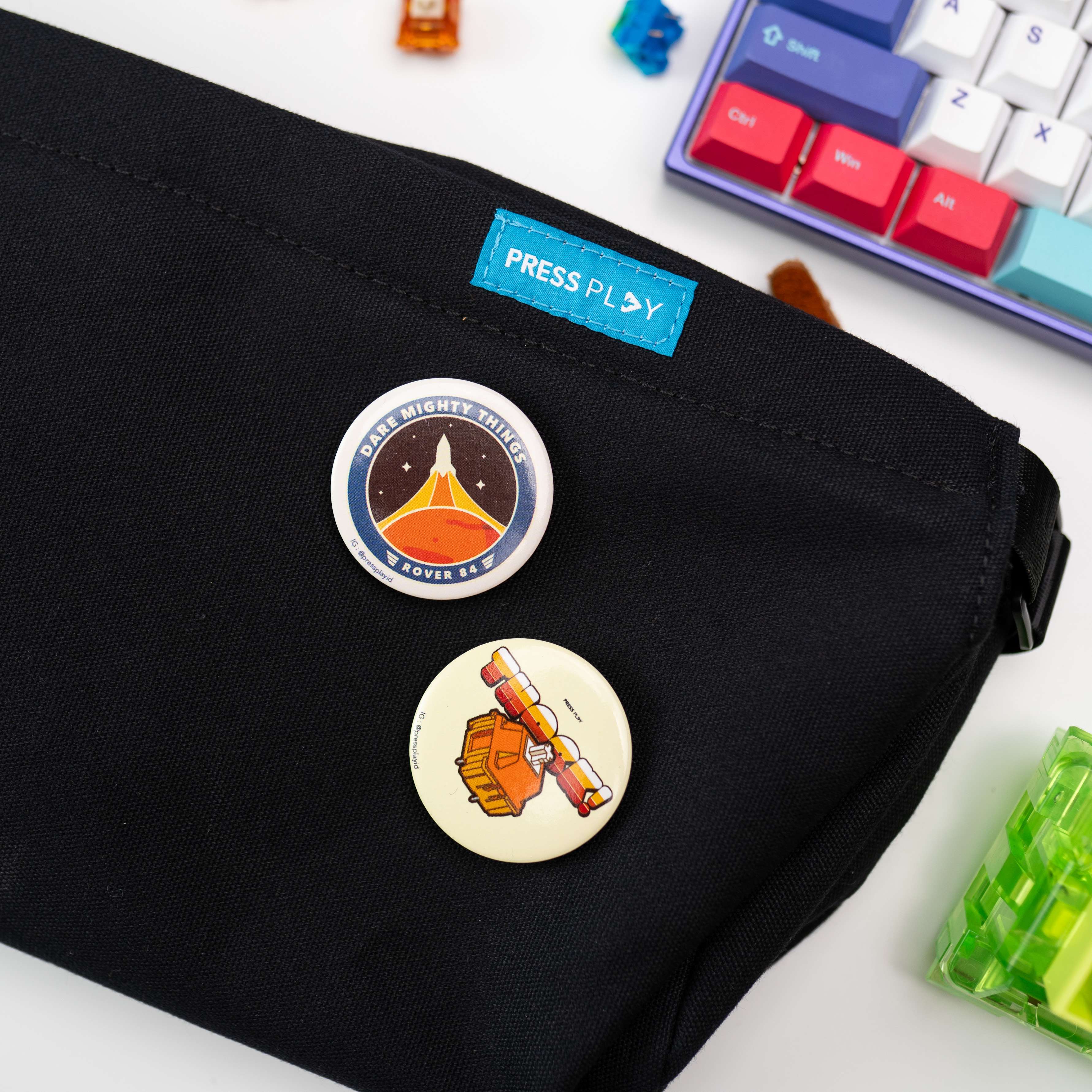 Press Play Pin Official 5in1 Pin Button Set Accessories by Press Play - Image 4