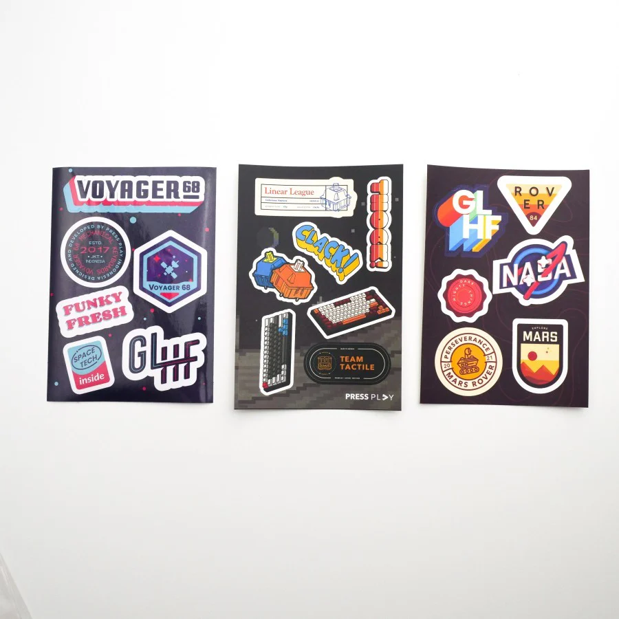 Press Play Sticker Pack Set - Image 2